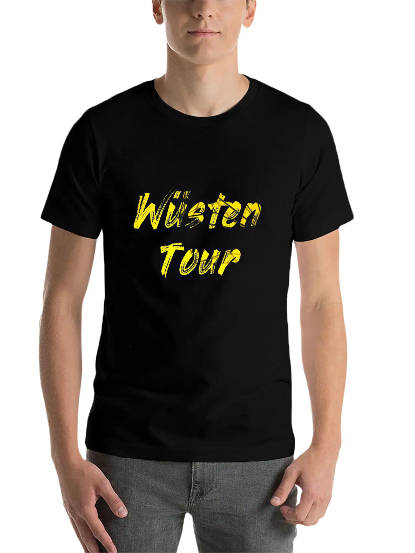Wusten Tour Breathable Soft Cotton T-Shirt – Timeless Casual Look