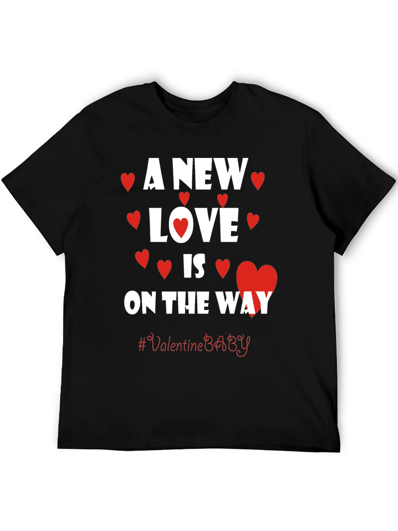 A New Love is on The Way Valentines Baby T-Shirt