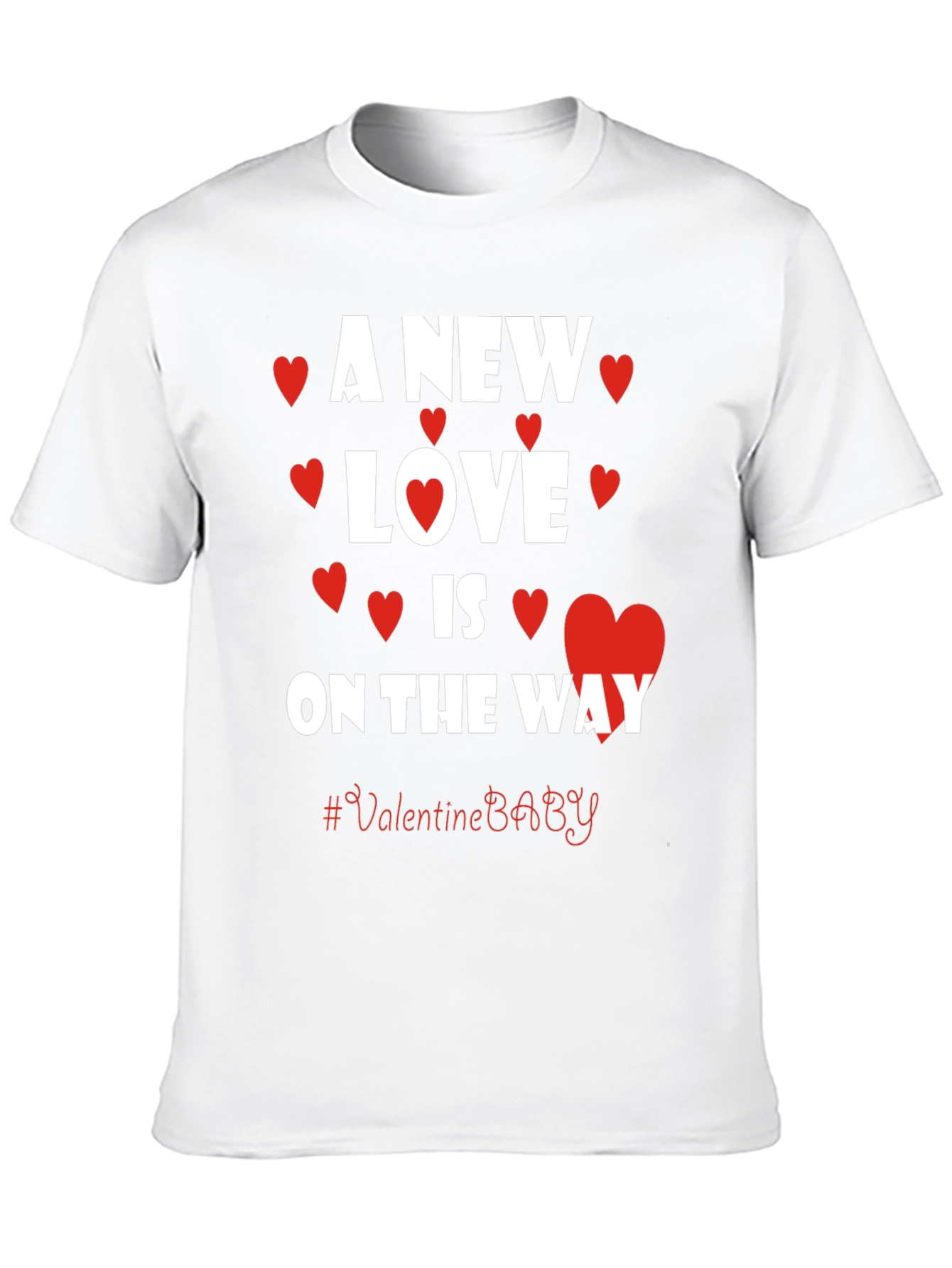 A New Love is on The Way Valentines Baby T-Shirt