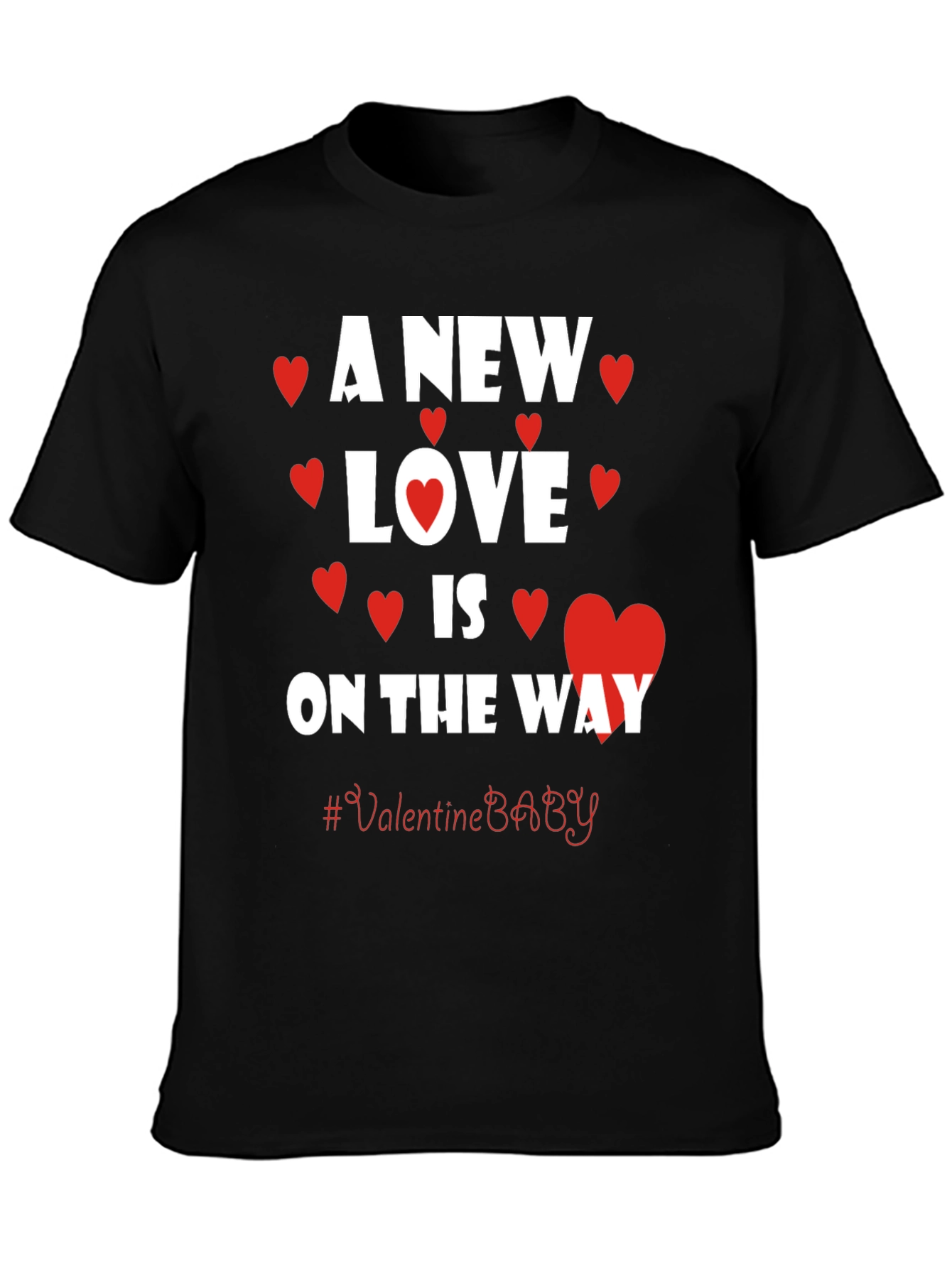 A New Love is on The Way Valentines Baby T-Shirt