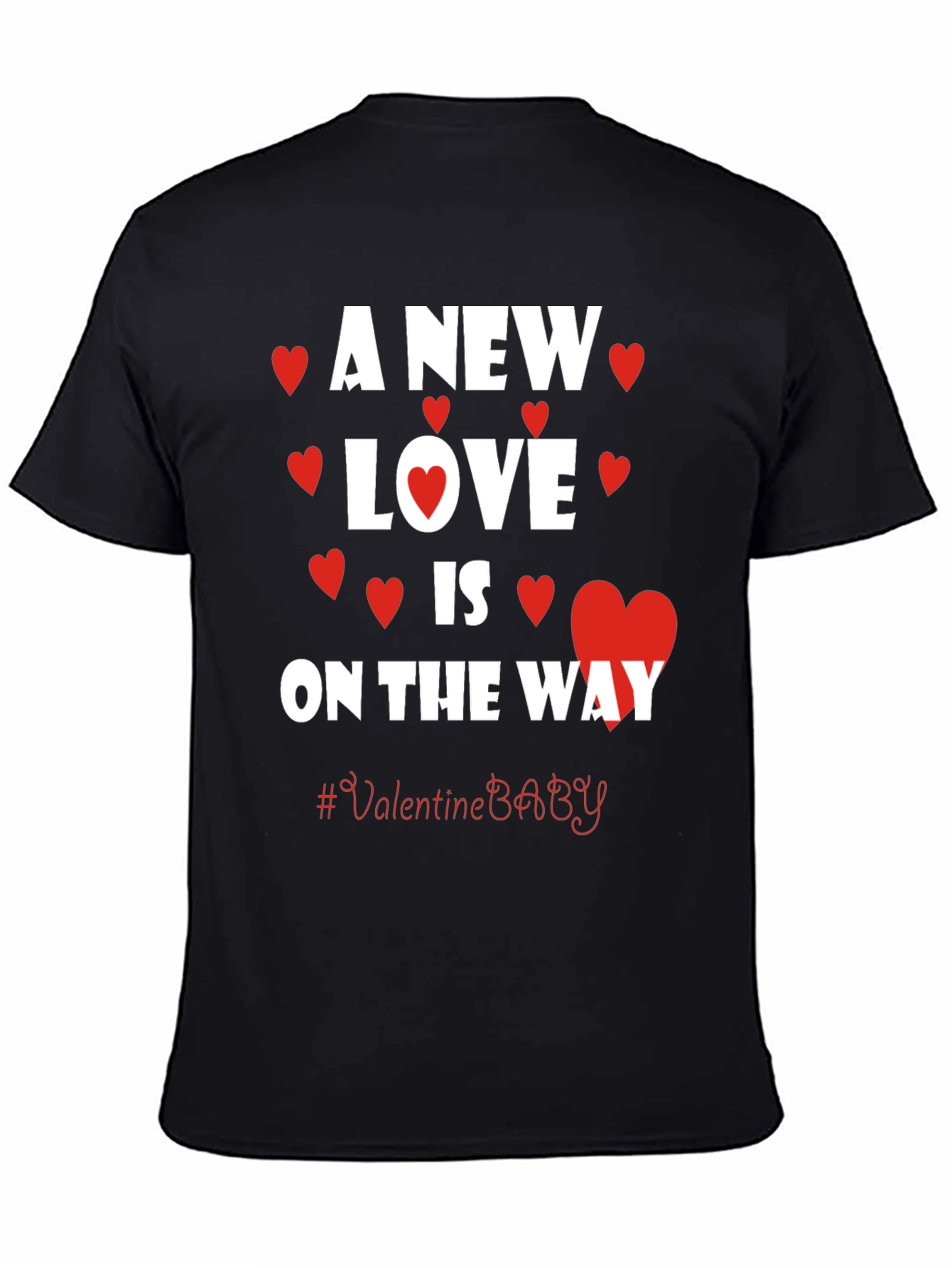 A New Love is on The Way Valentines Baby T-Shirt