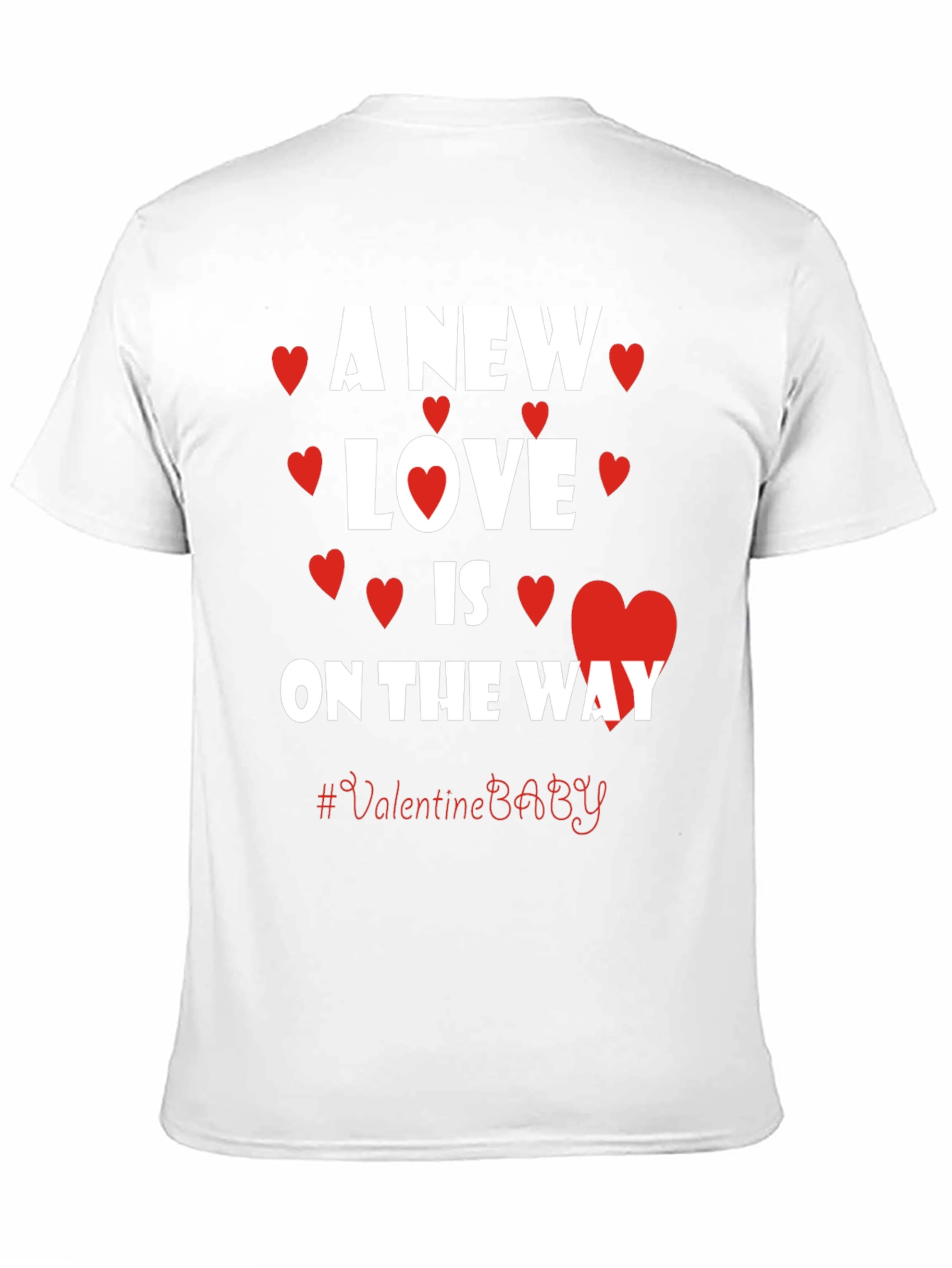 A New Love is on The Way Valentines Baby T-Shirt
