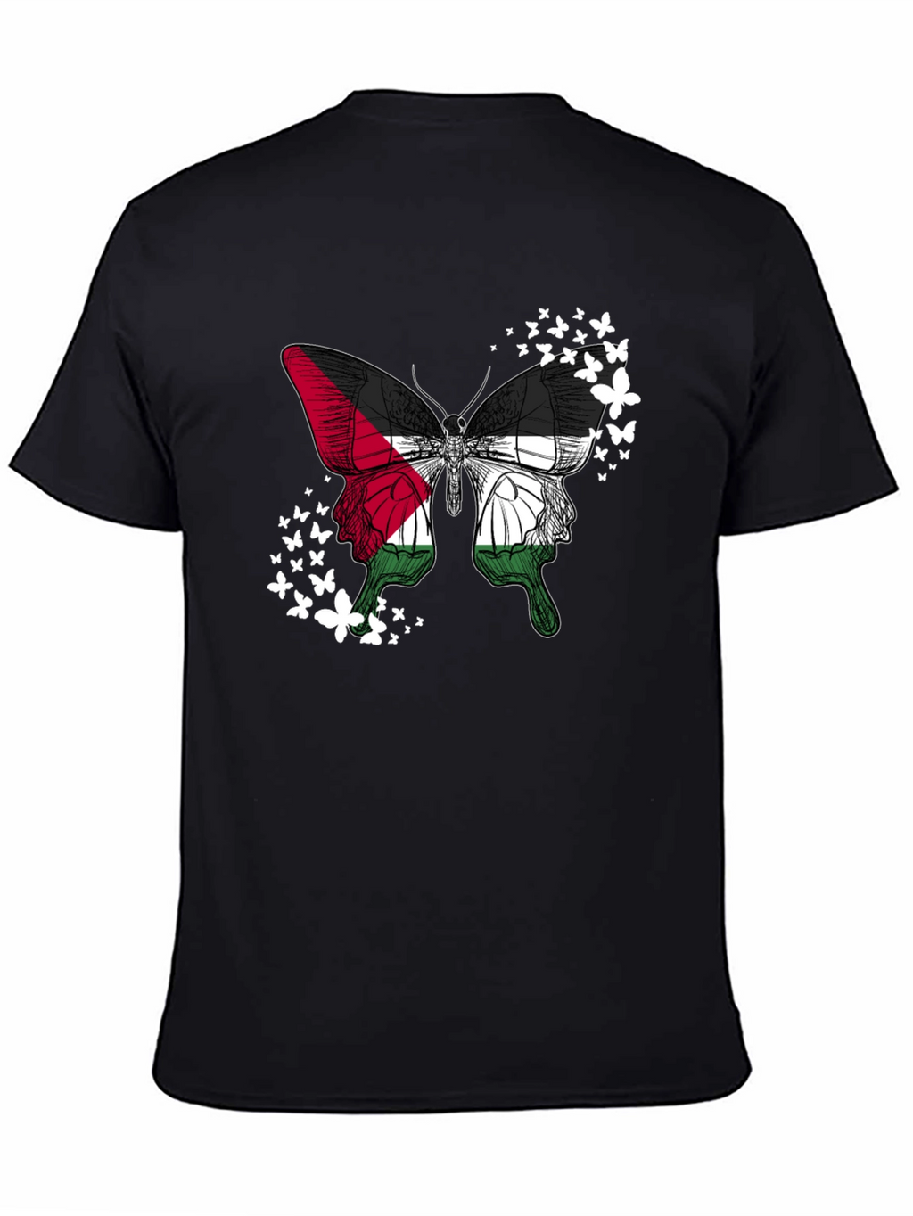 Palestinian Flag Butterfly T-Shirt