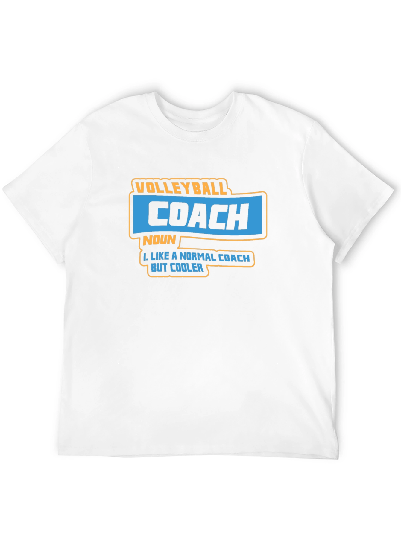 Volleyball Coach Funny Graphic T-Shirt
