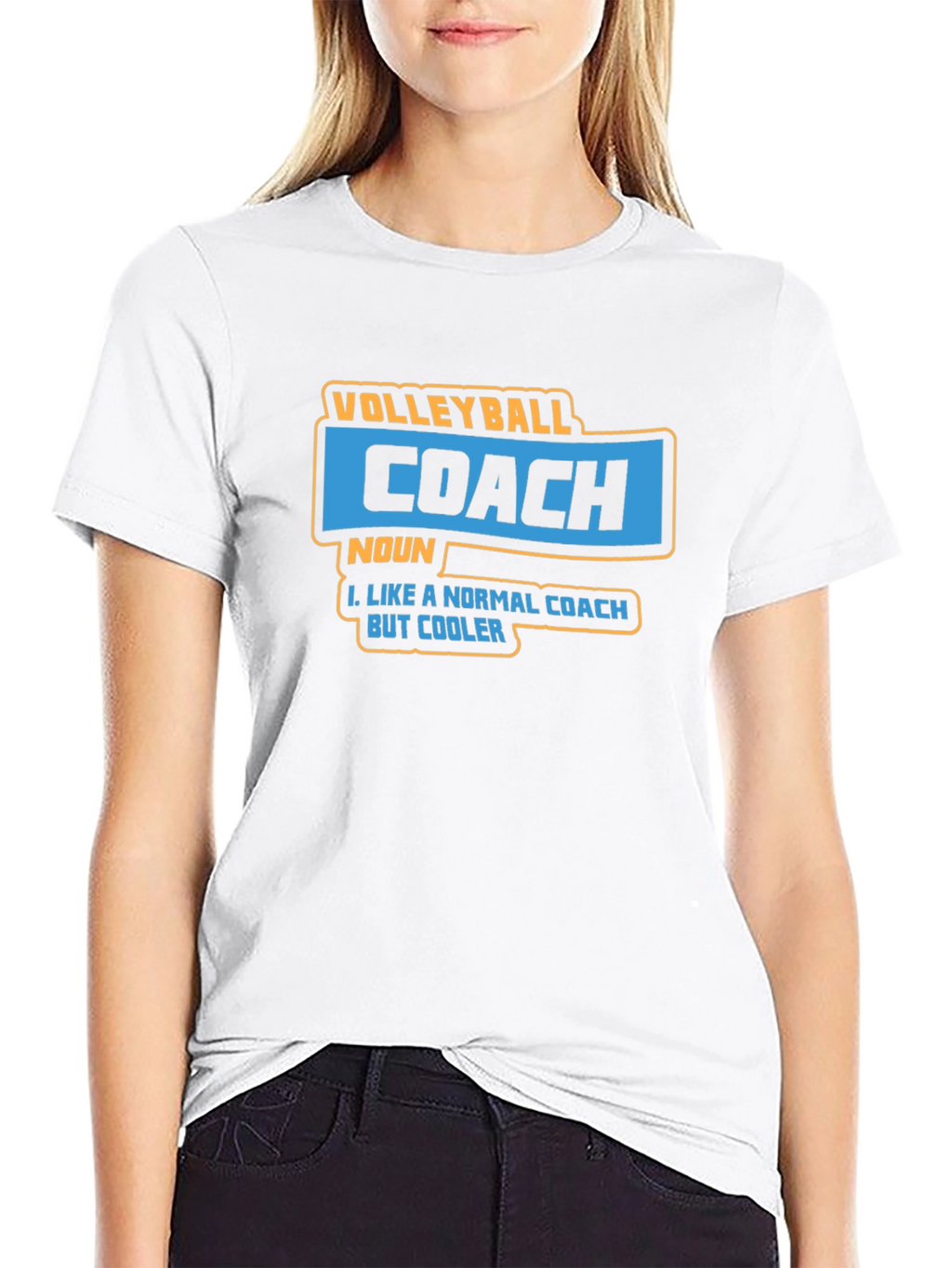 Volleyball Coach Funny Graphic T-Shirt