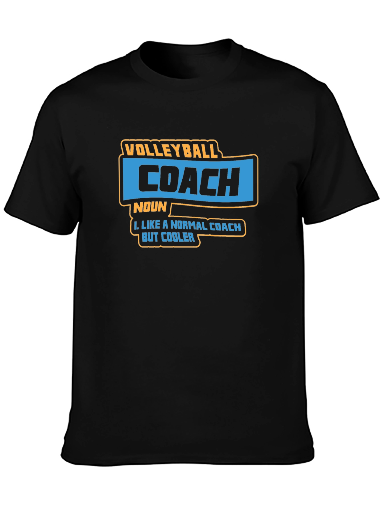 Volleyball Coach Funny Graphic T-Shirt