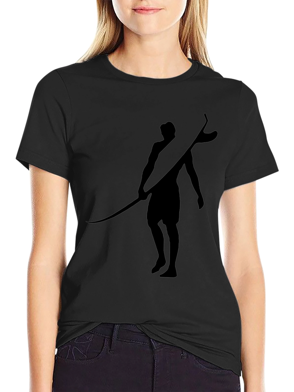 Black Surfer Graphic Tee