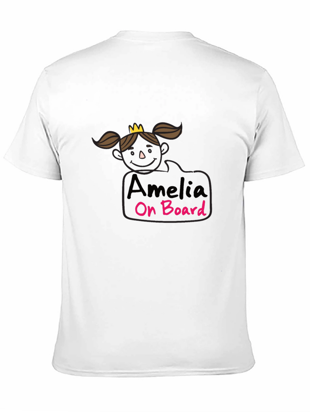 Amelia On Board Black T-Shirt
