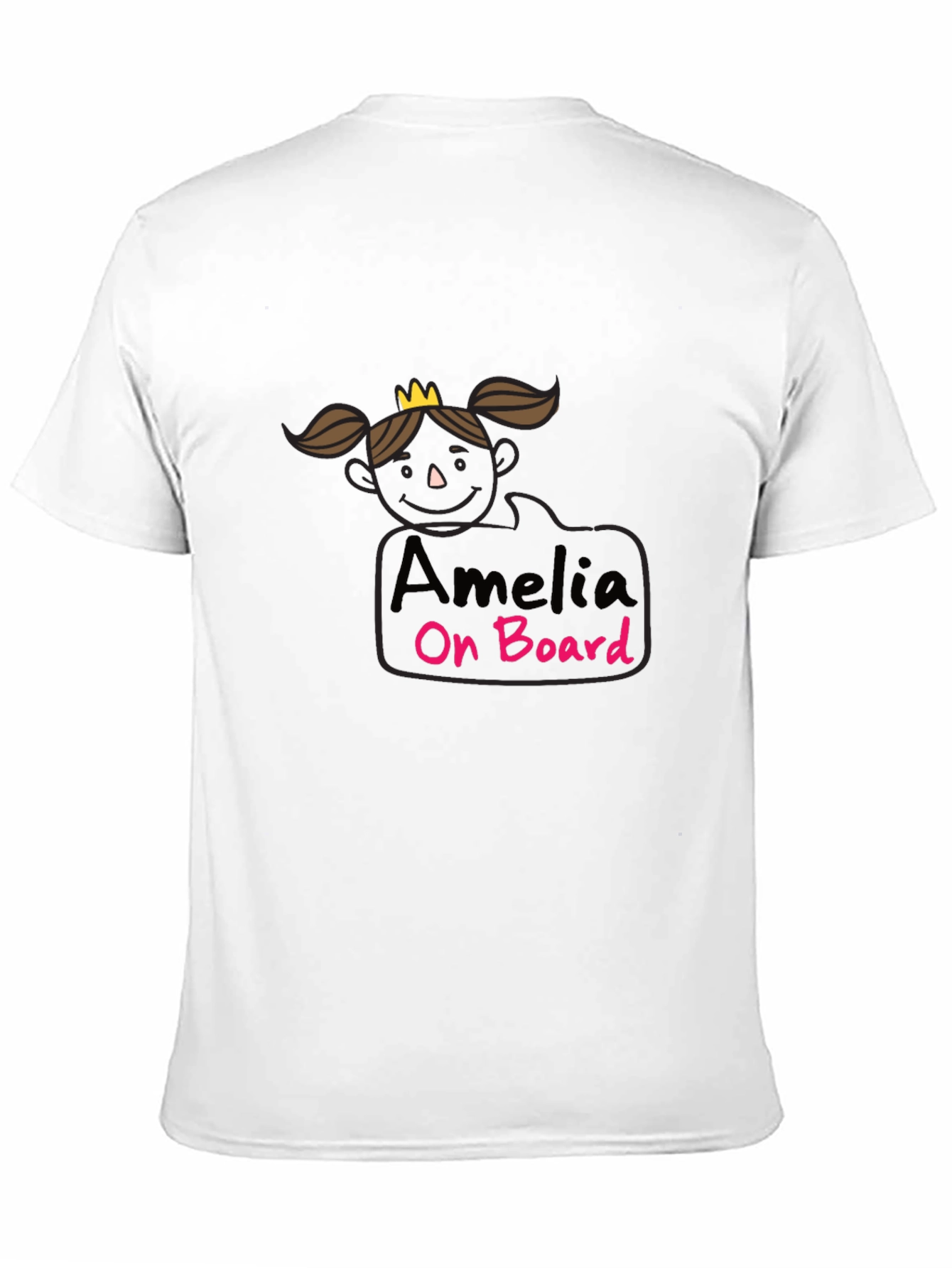Amelia On Board Black T-Shirt