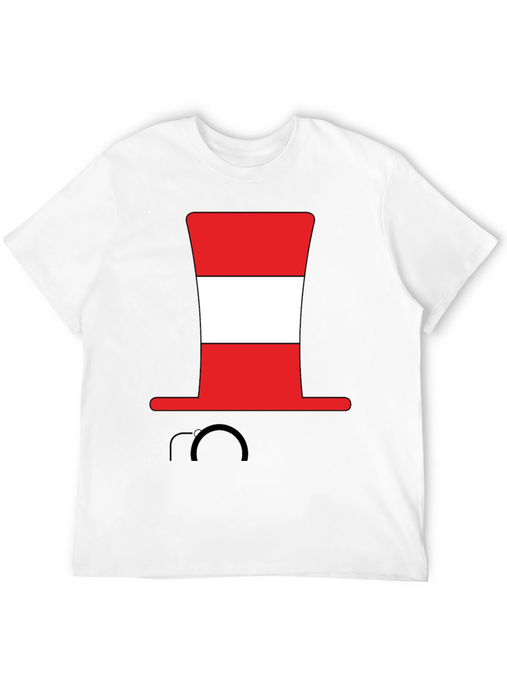 Striped Hat Graphic Tee