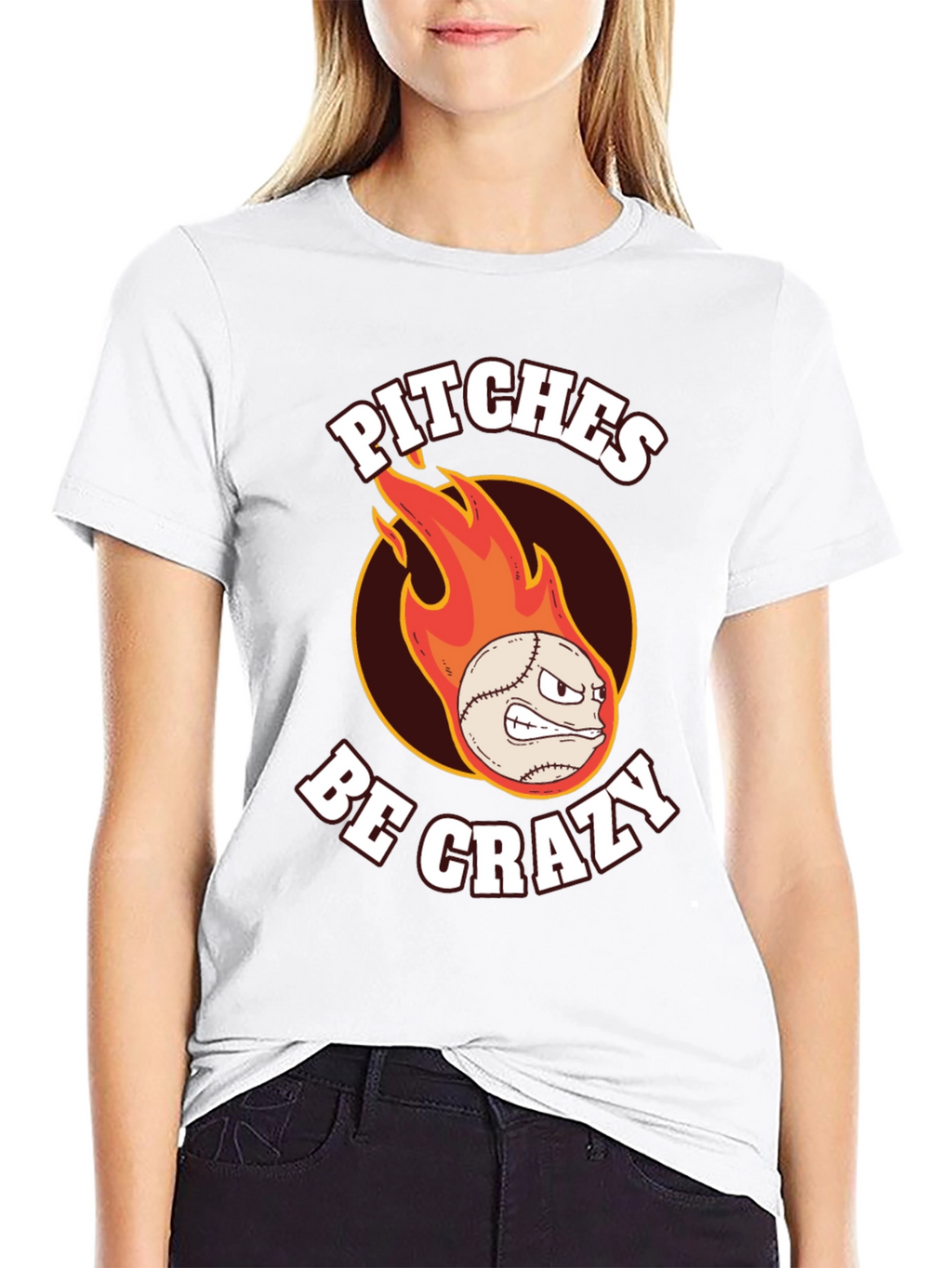 Crazy Pitches Baseball Graphic Tee