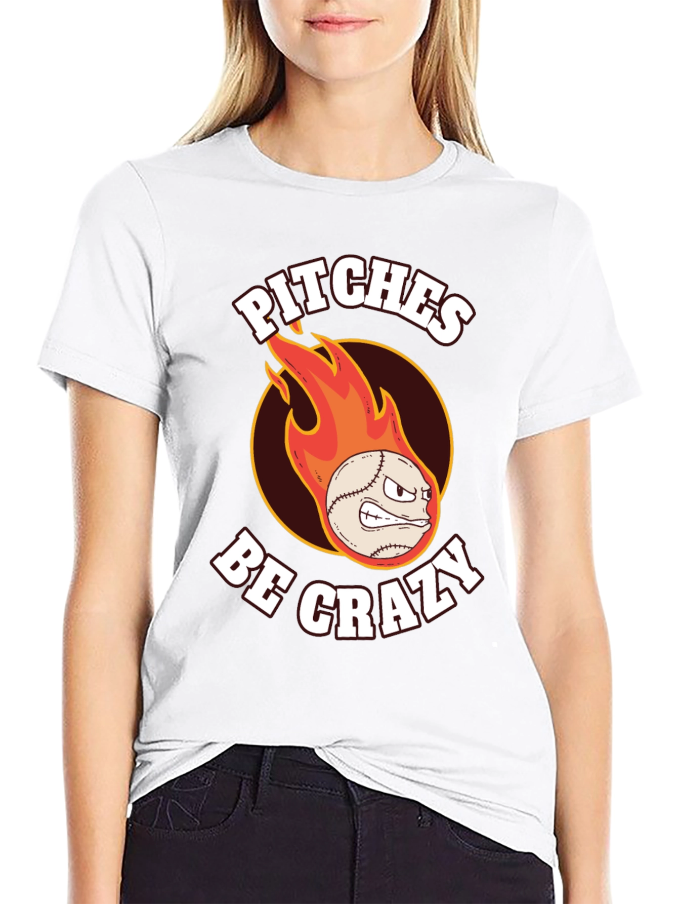Crazy Pitches Baseball Graphic Tee