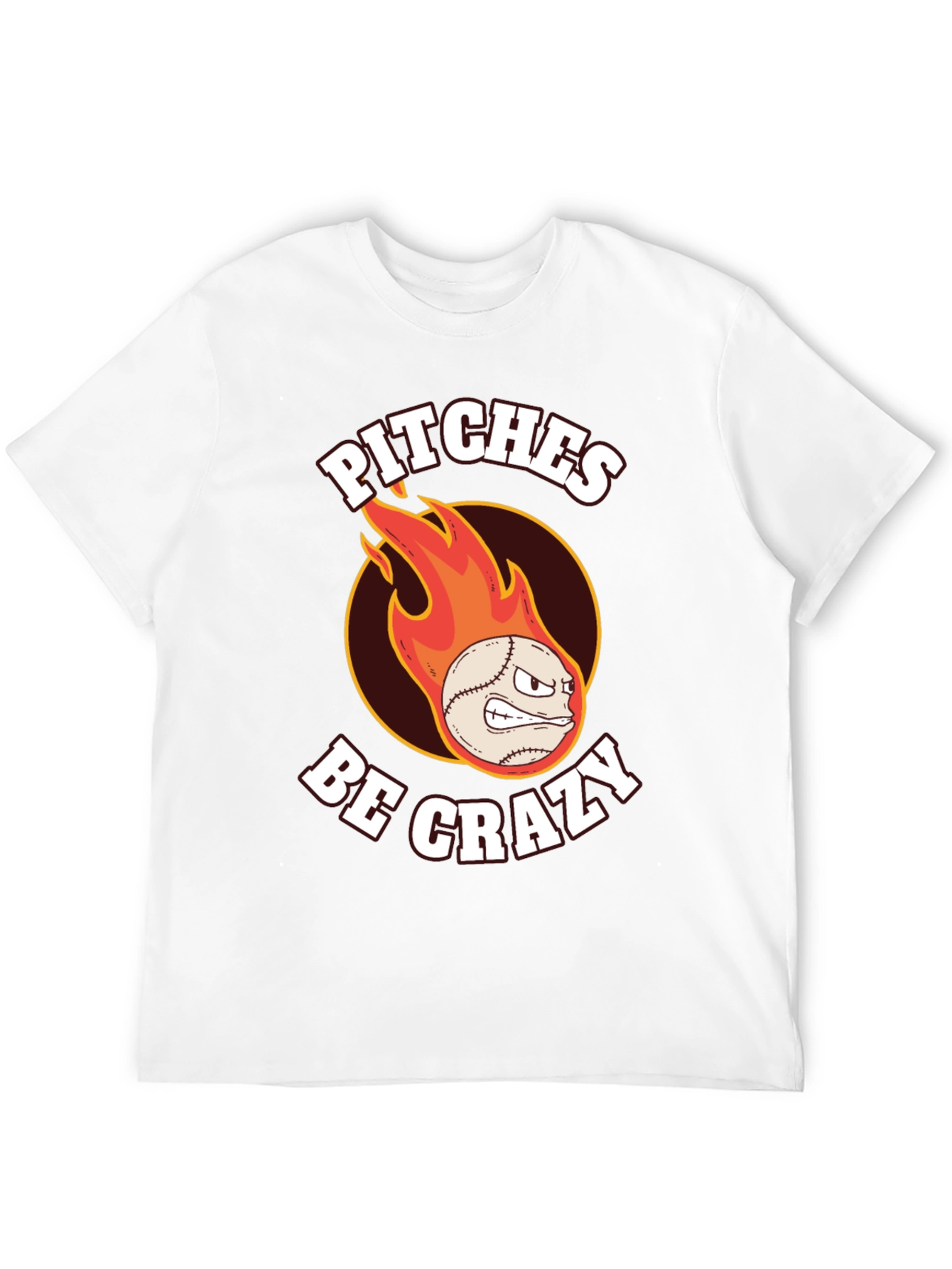 Crazy Pitches Baseball Graphic Tee
