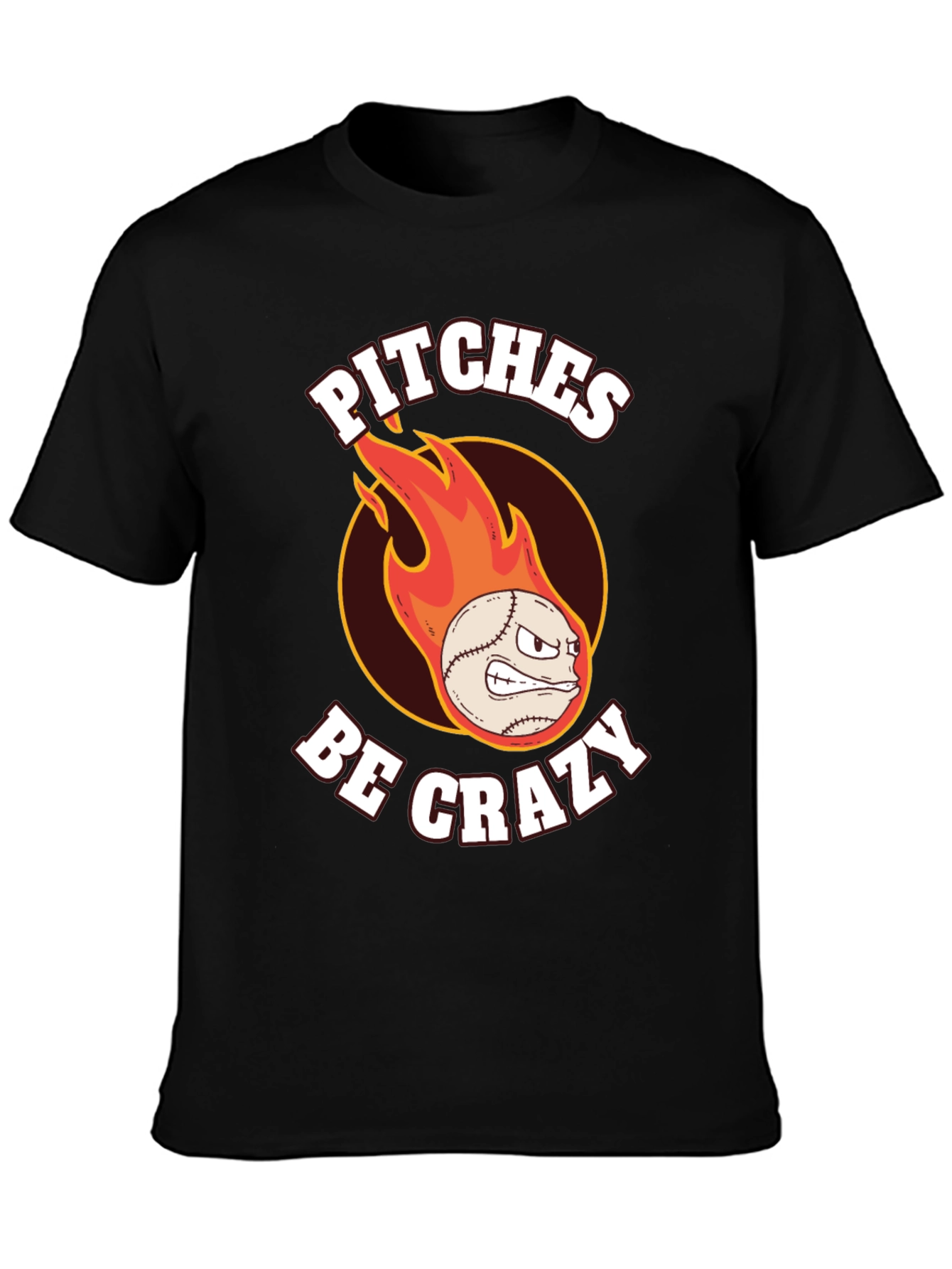 Crazy Pitches Baseball Graphic Tee