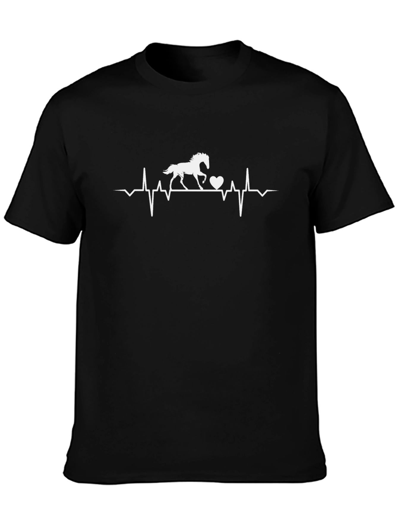 Heartbeat Horse Graphic T-Shirt