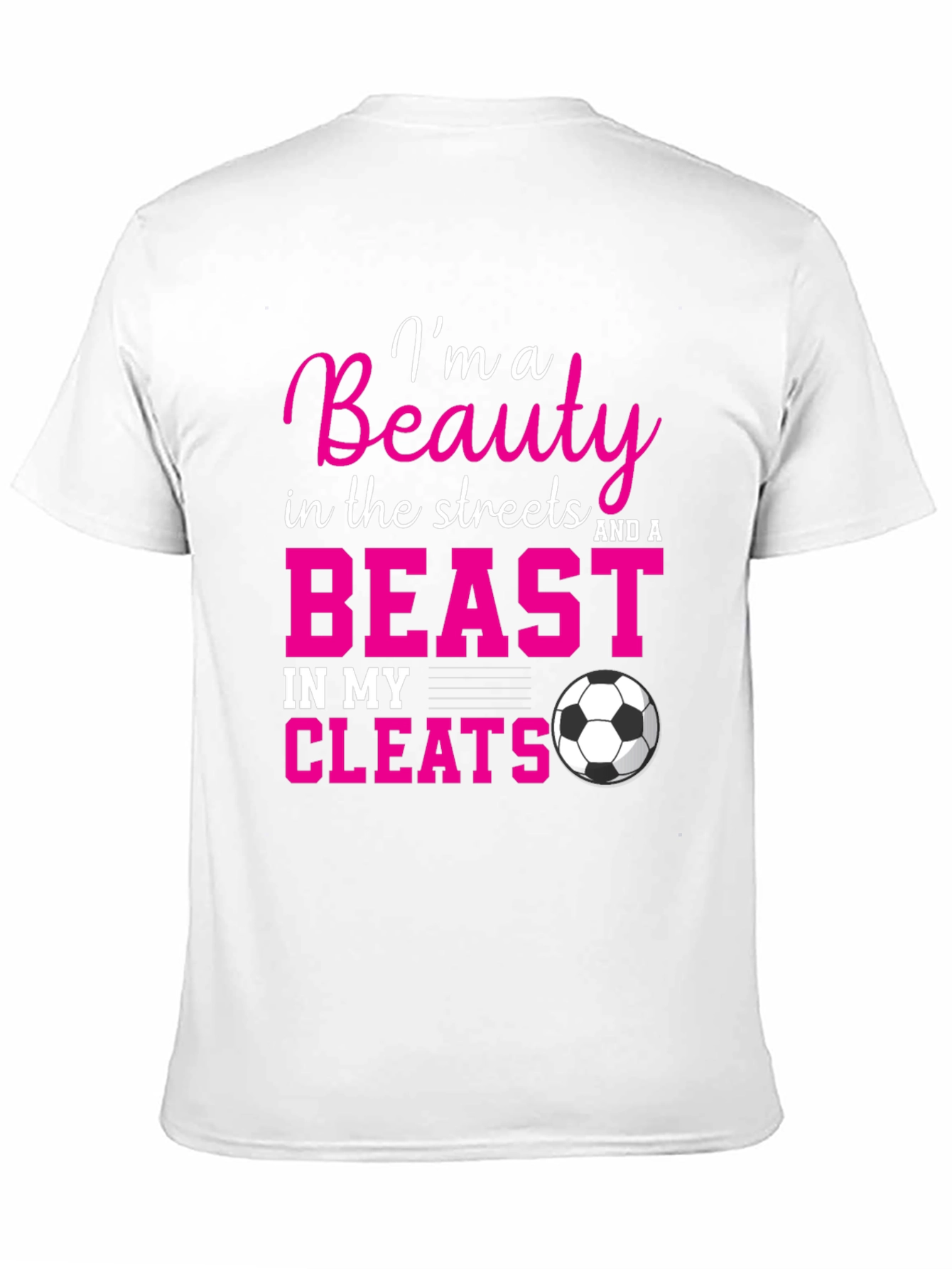 Beauty and a Beast Soccer Graphic T-Shirt