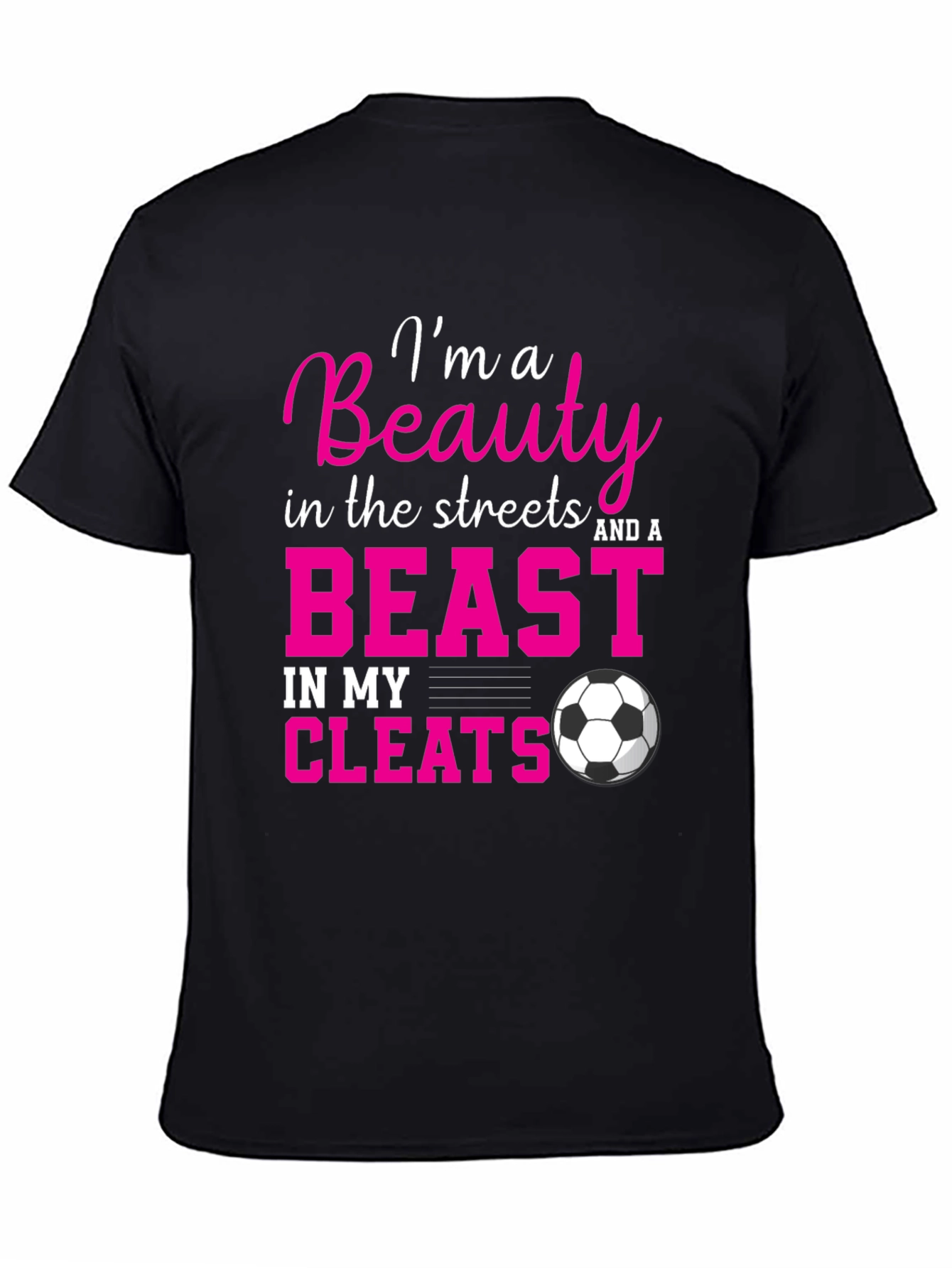 Beauty and a Beast Soccer Graphic T-Shirt