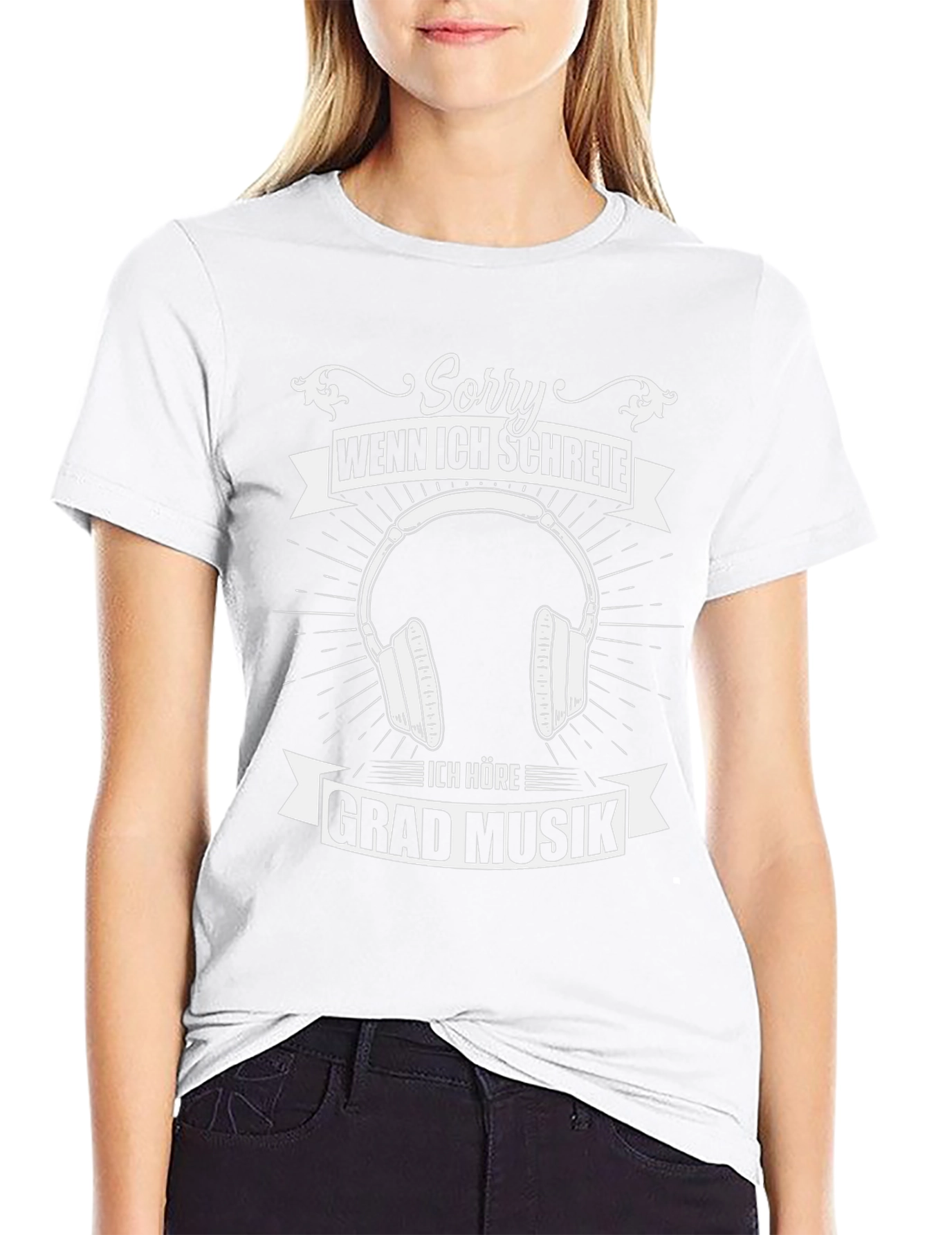 Sorry Wenn Ich Schreie Music T-Shirt