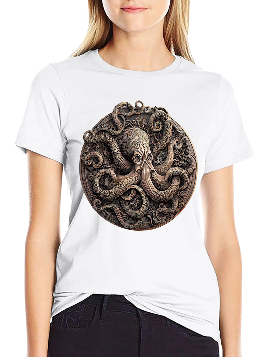 Octopus Medallion Graphic Tee