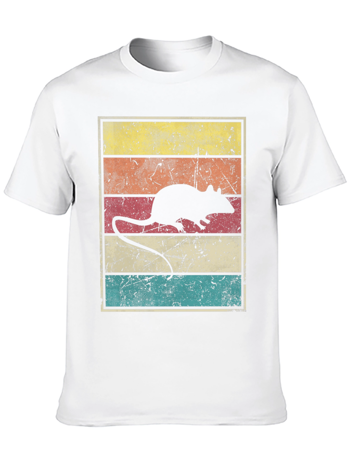 Retro Rat Graphic T-Shirt - Vintage Style Tee