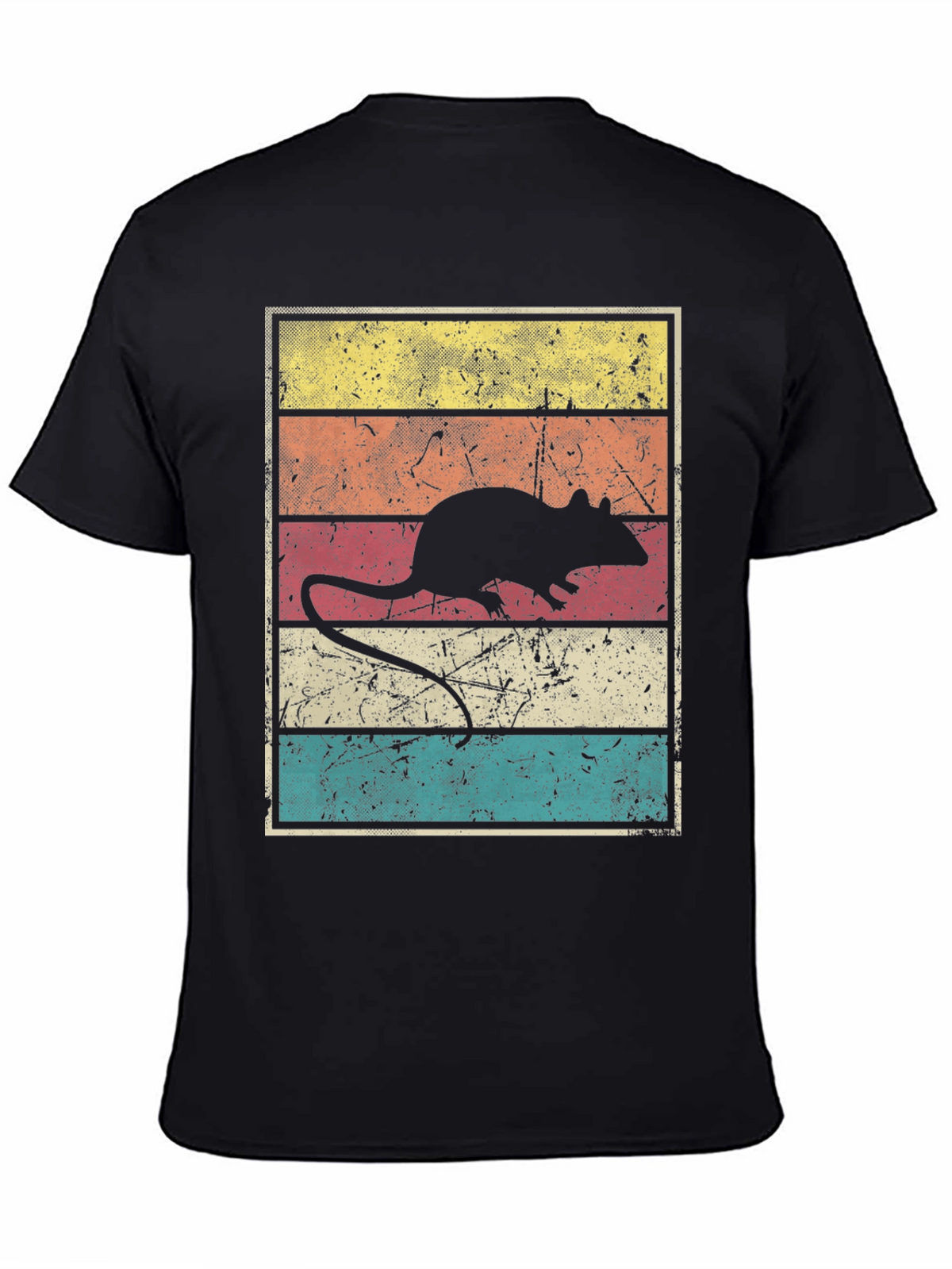 Retro Rat Graphic T-Shirt - Vintage Style Tee