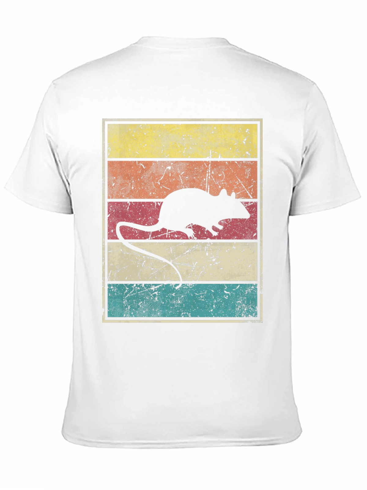 Retro Rat Graphic T-Shirt - Vintage Style Tee