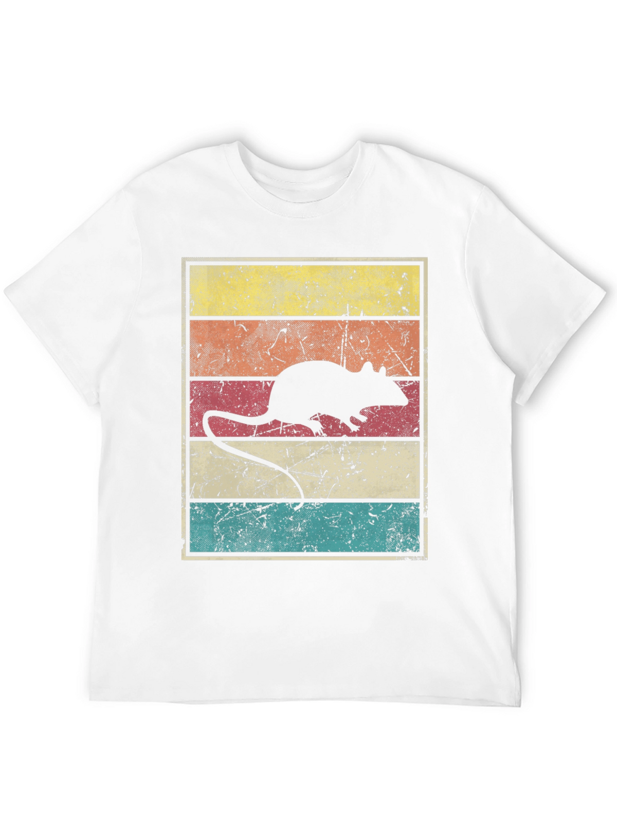 Retro Rat Graphic T-Shirt - Vintage Style Tee