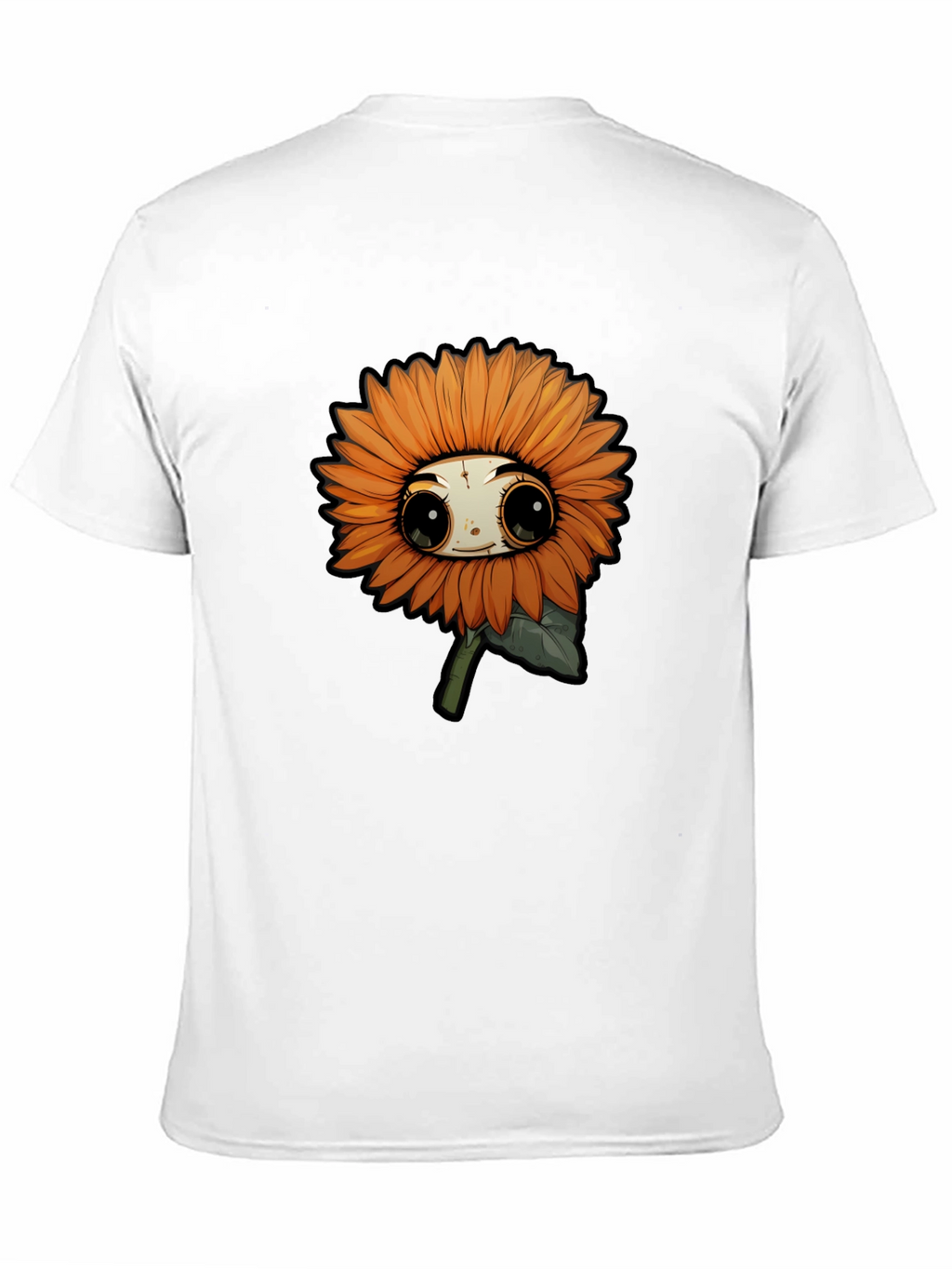 Cute Sunflower Cartoon Graphic T-Shirt