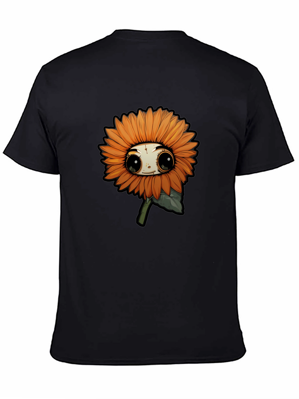 Cute Sunflower Cartoon Graphic T-Shirt