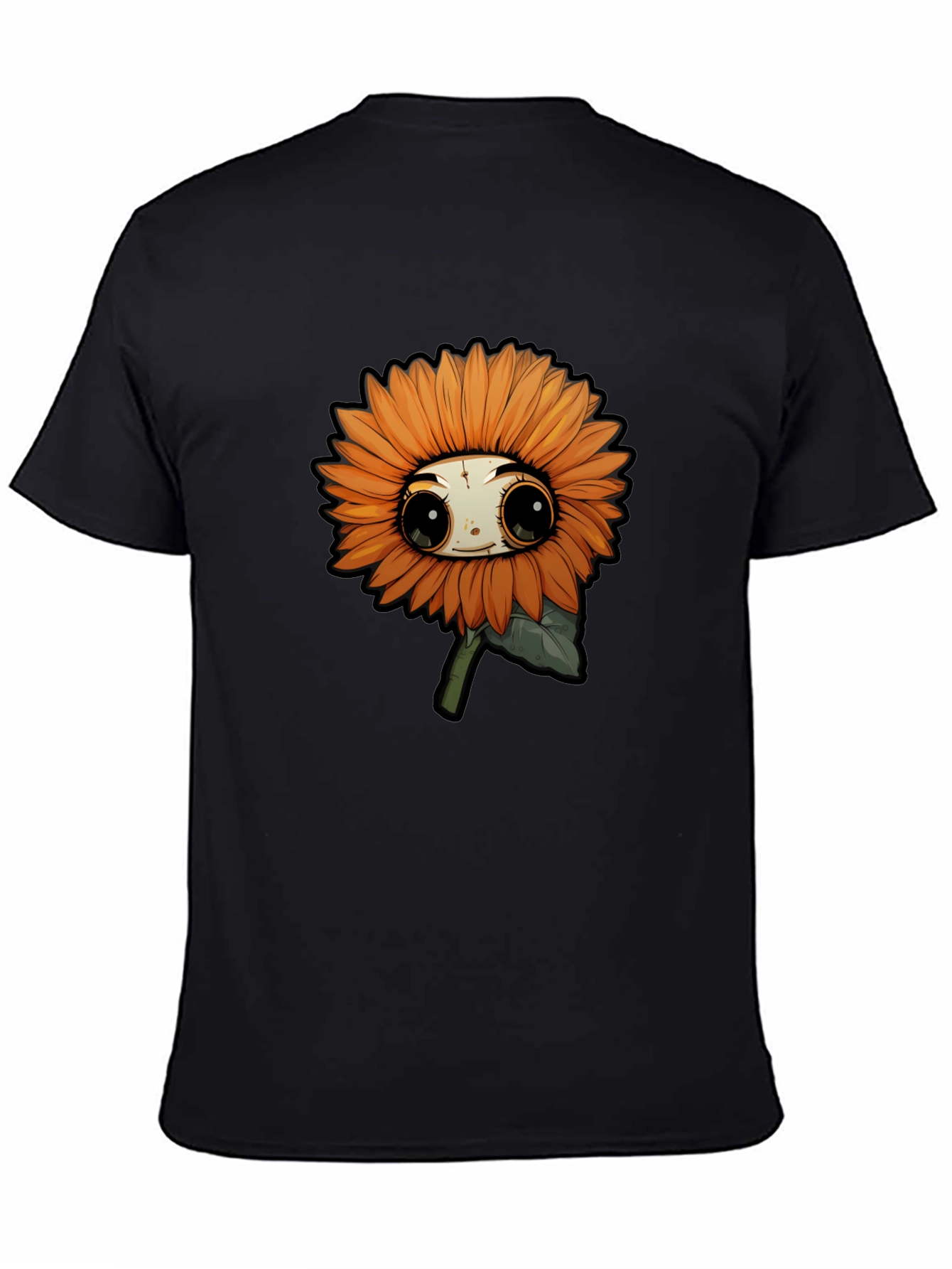 Cute Sunflower Cartoon Graphic T-Shirt