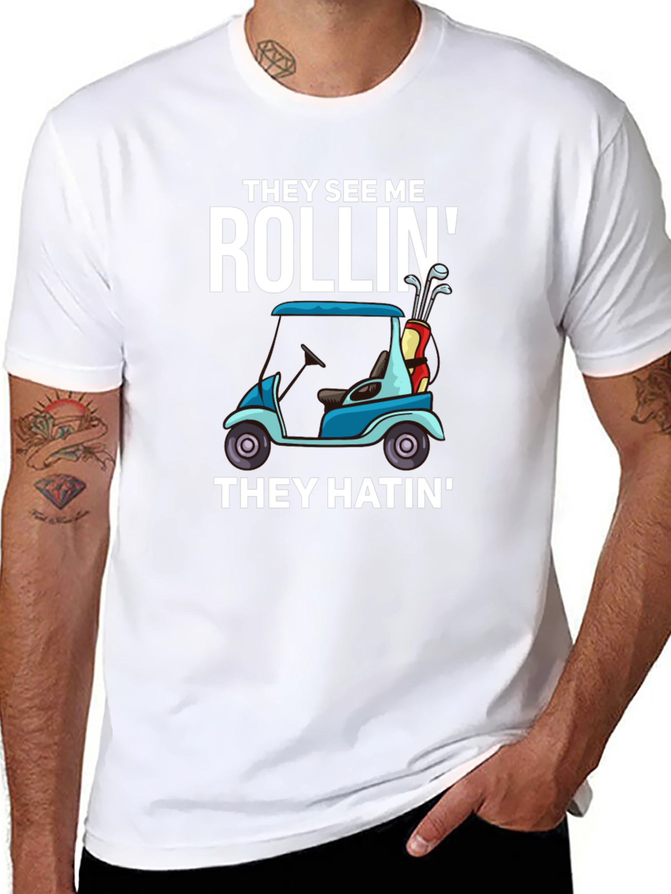 Rollin Golf Cart T-Shirt