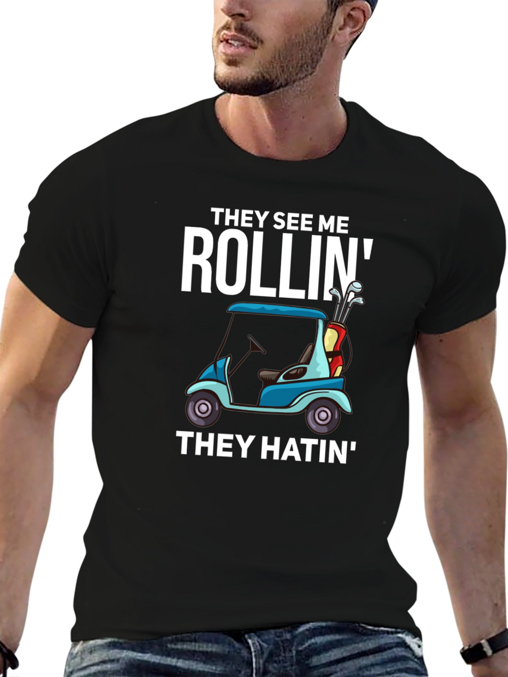 Rollin Golf Cart T-Shirt