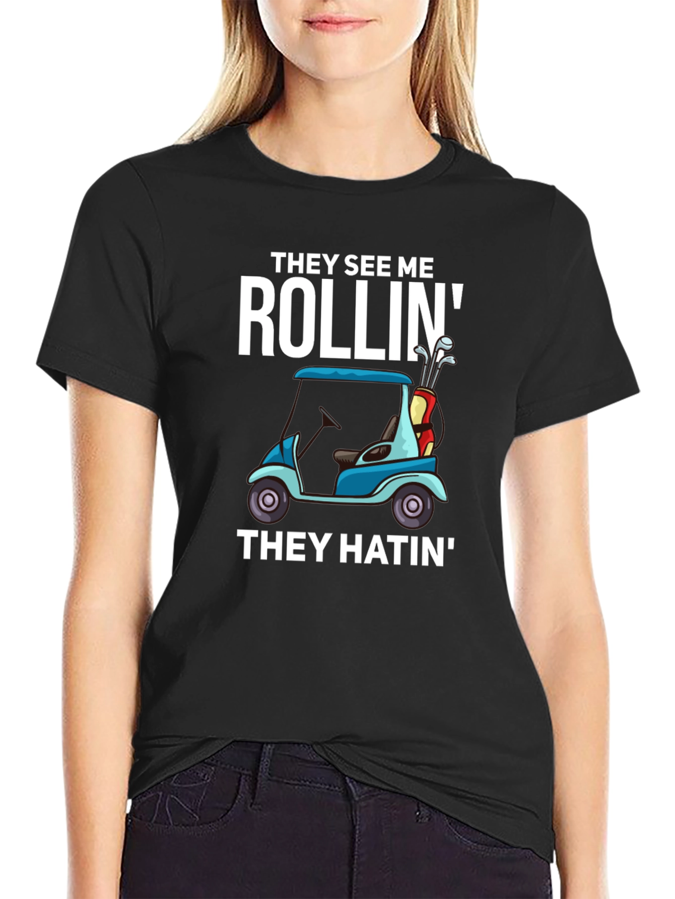 Rollin Golf Cart T-Shirt