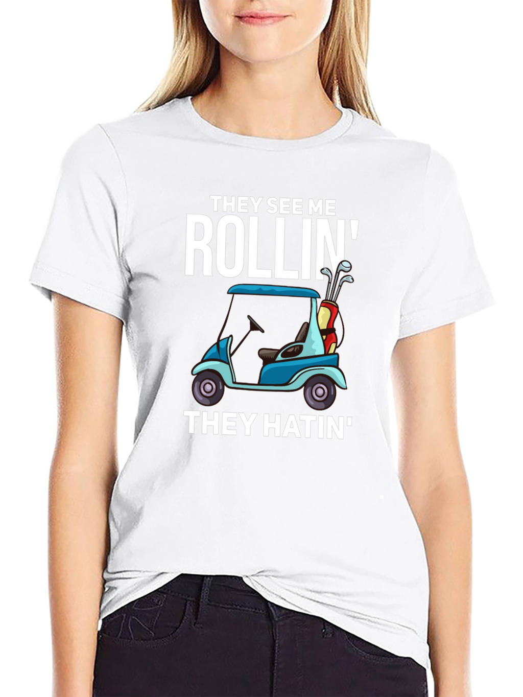 Rollin Golf Cart T-Shirt