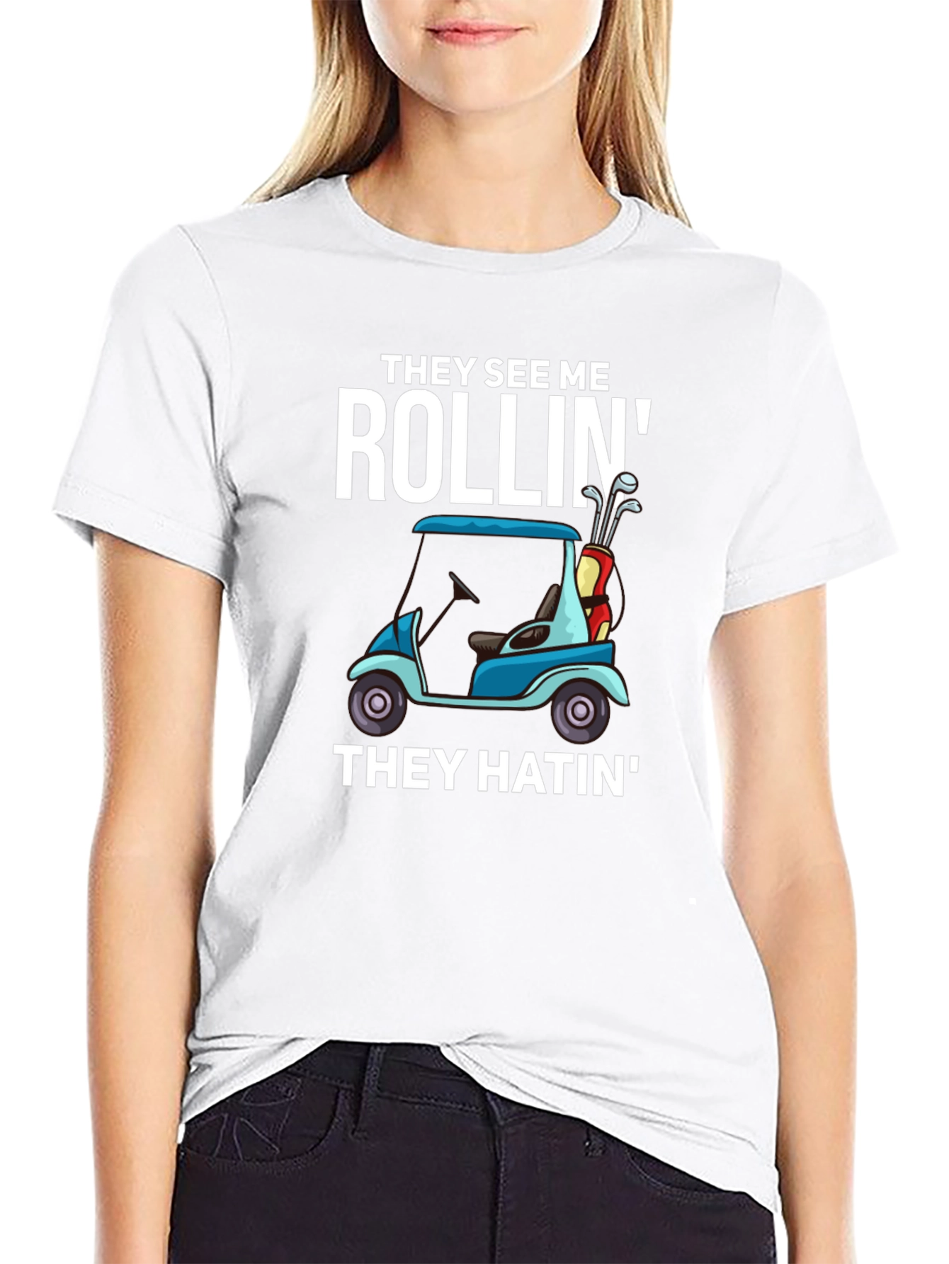 Rollin Golf Cart T-Shirt