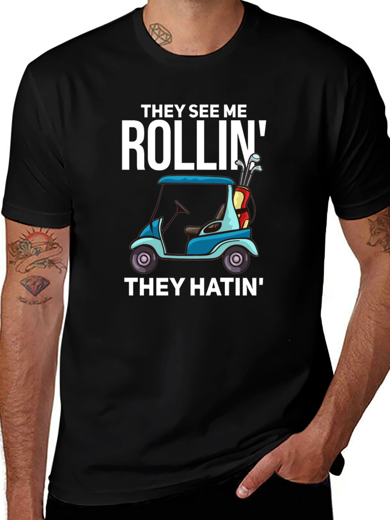 Rollin Golf Cart T-Shirt