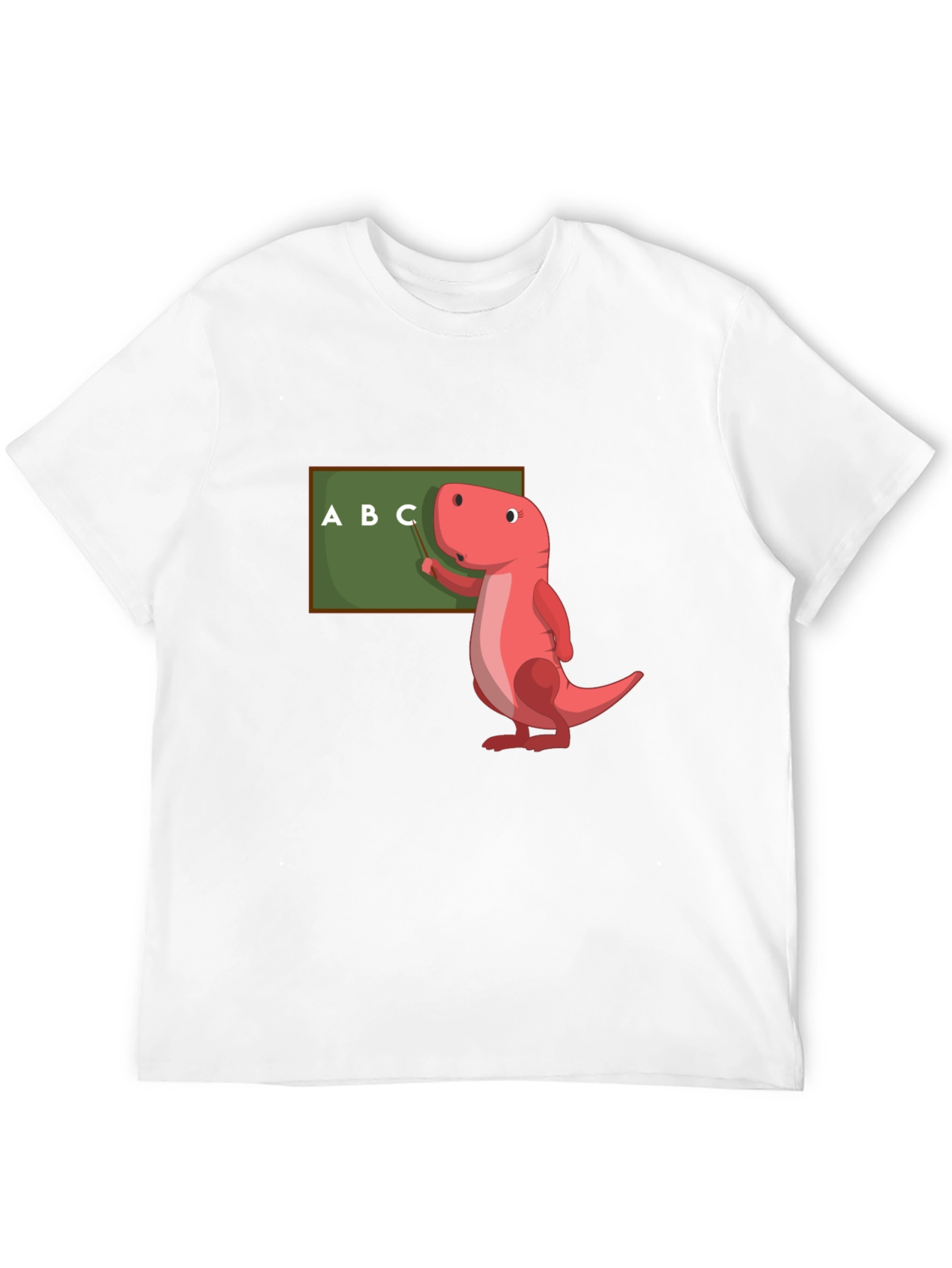 Dino Teacher T-Shirt - ABCs Learning Fun