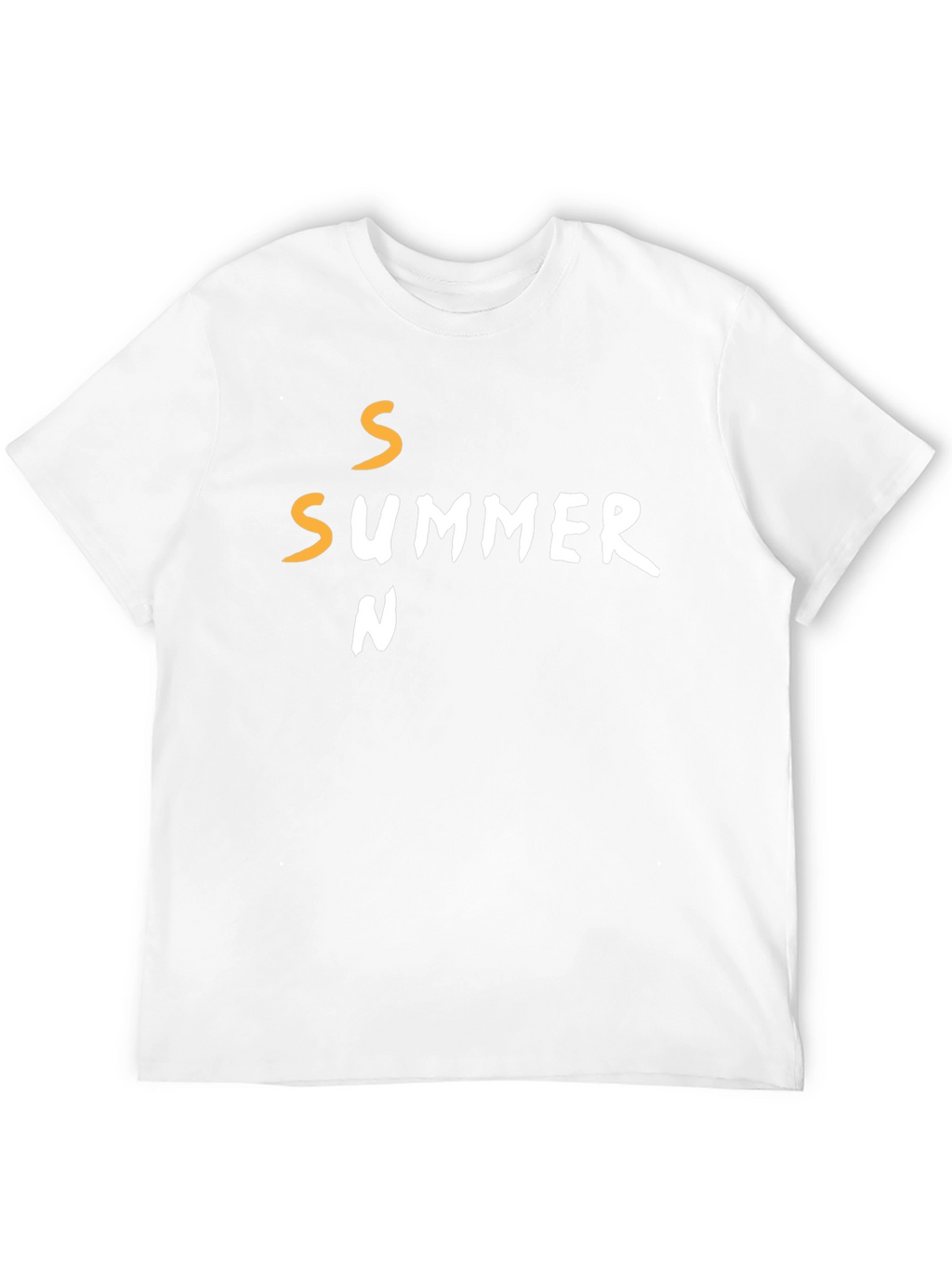 Summer Season Graphic T-Shirt - Casual Black Tee
