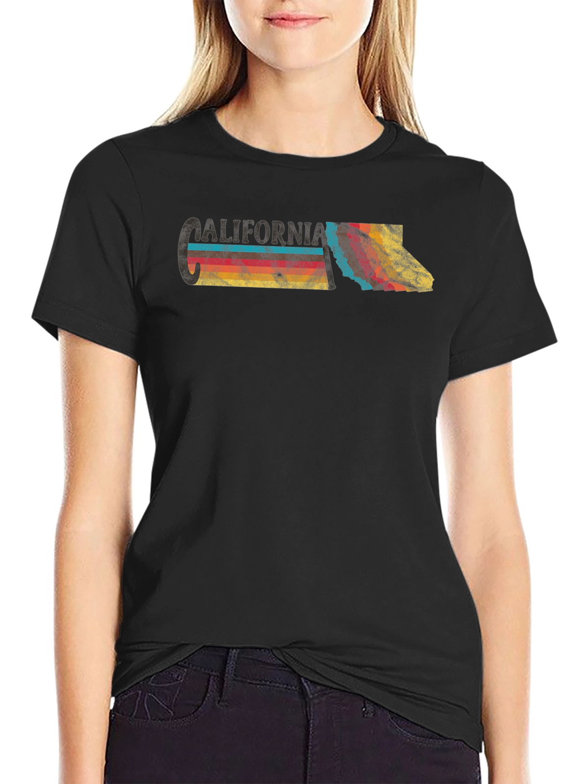 Vintage California Graphic Tee - Retro State Pride