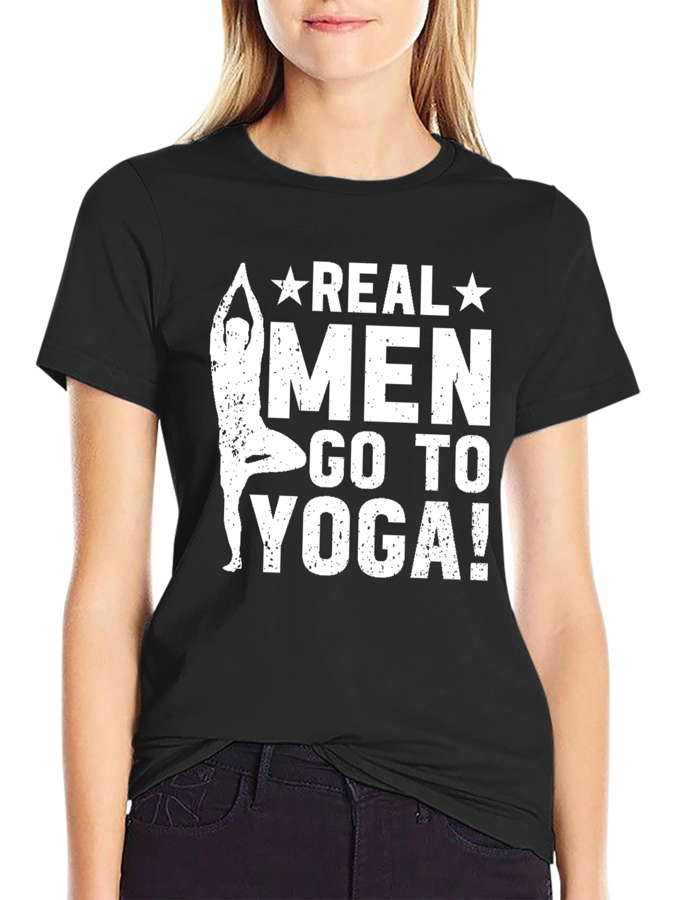 Real Men Go to Yoga T-Shirt