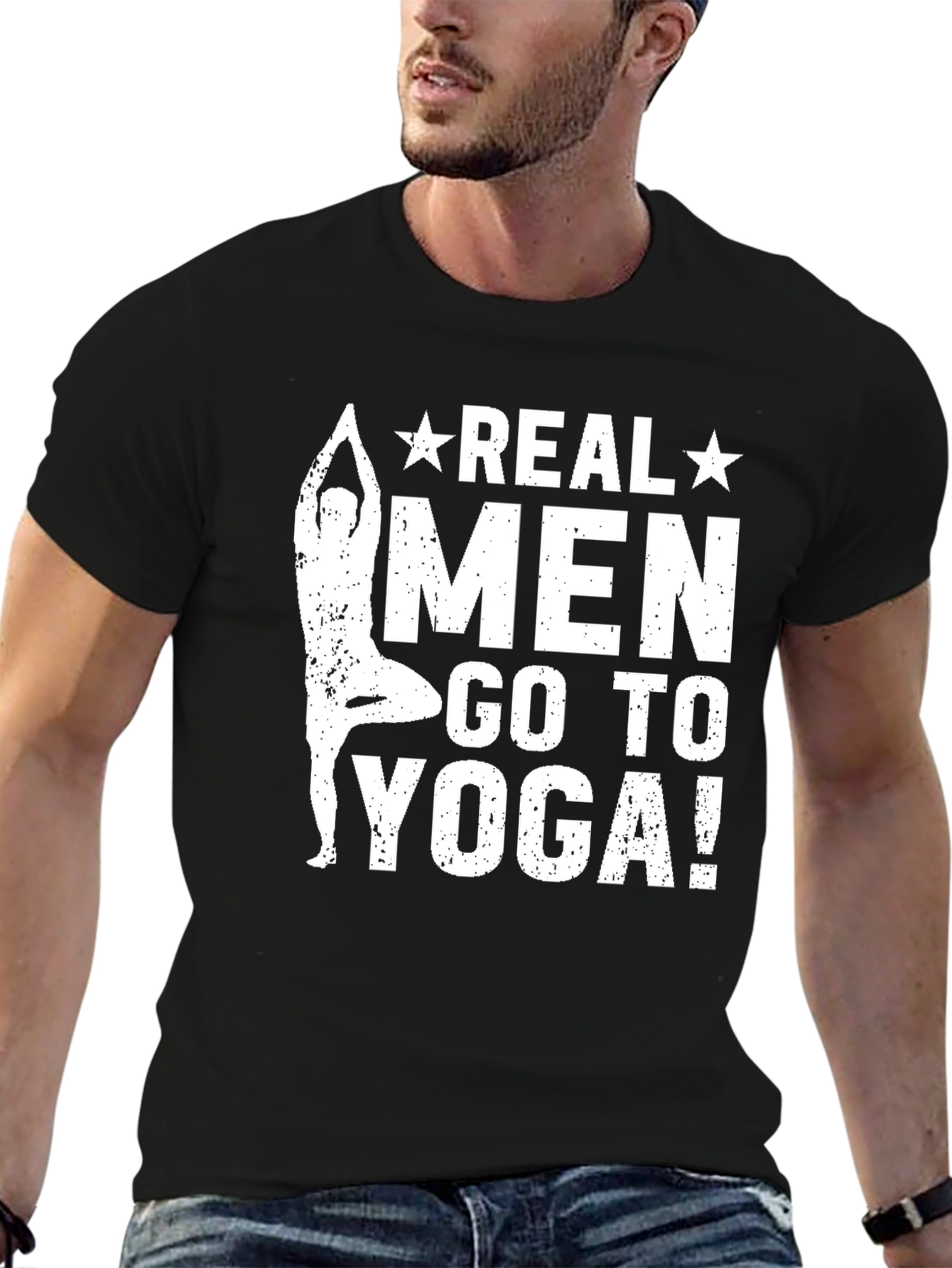Real Men Go to Yoga T-Shirt
