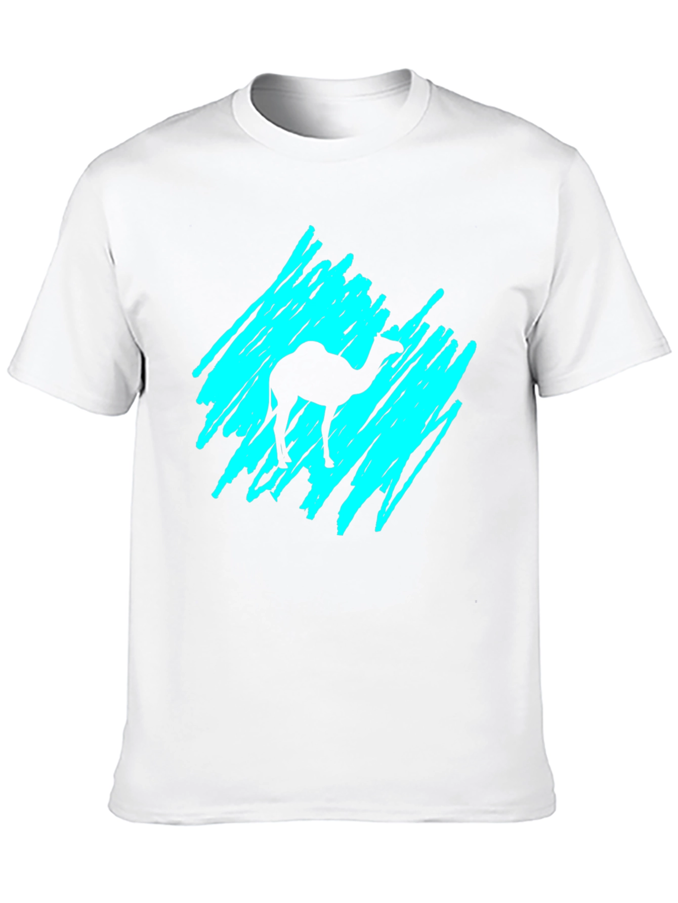 Camel Silhouette Graphic T-Shirt - Black