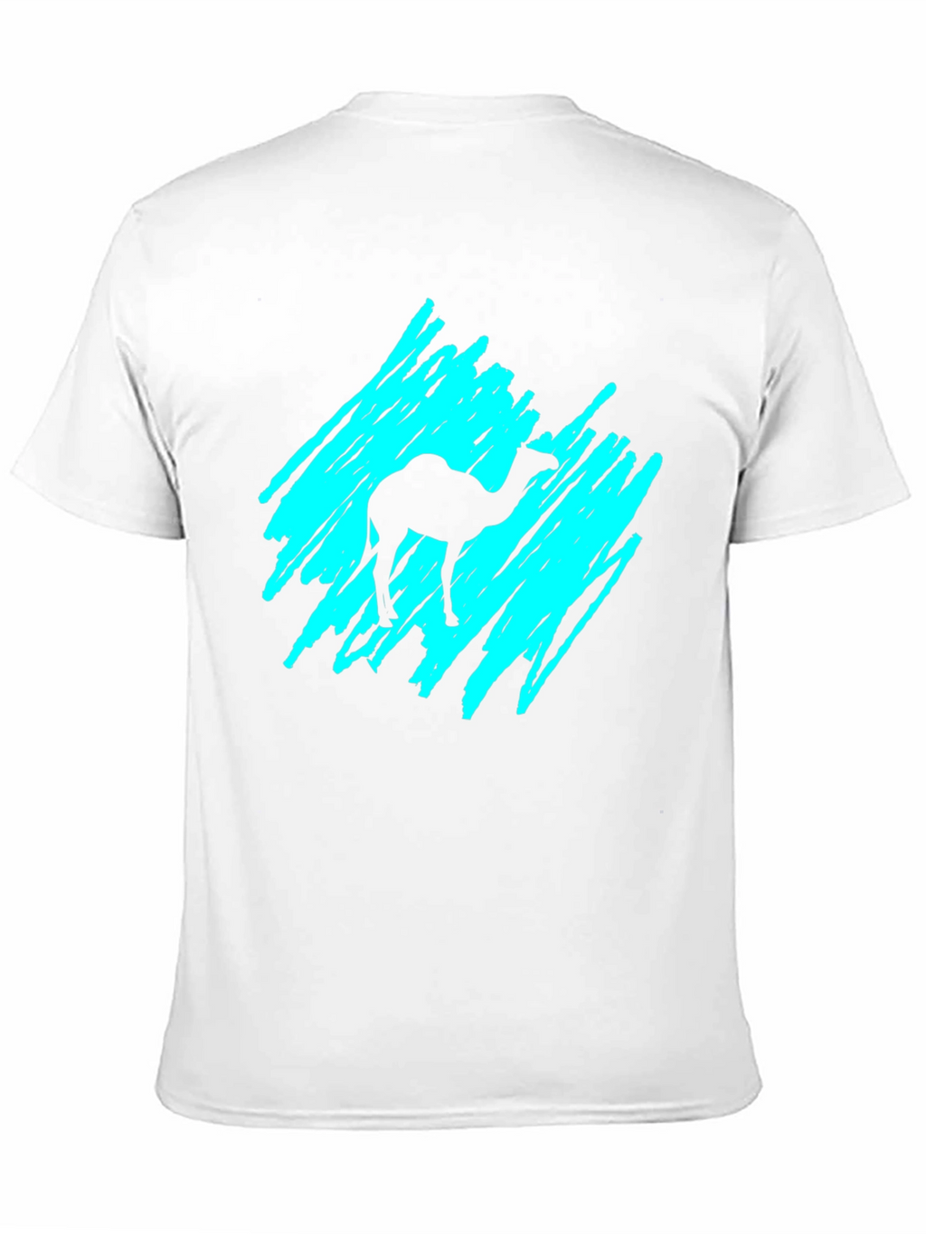 Camel Silhouette Graphic T-Shirt - Black