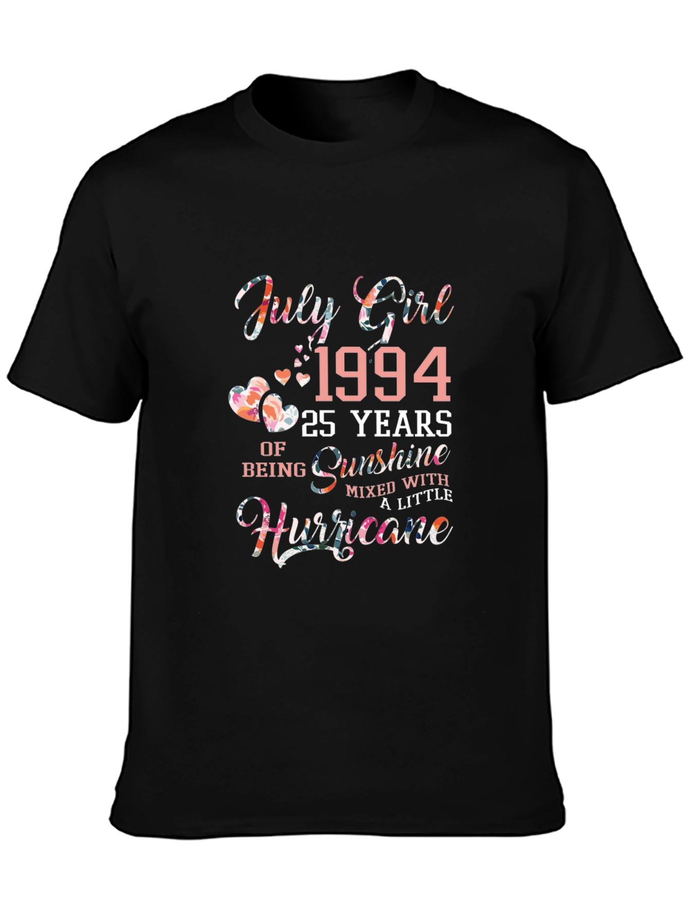 July Girl 1994 Floral Birthday T-Shirt