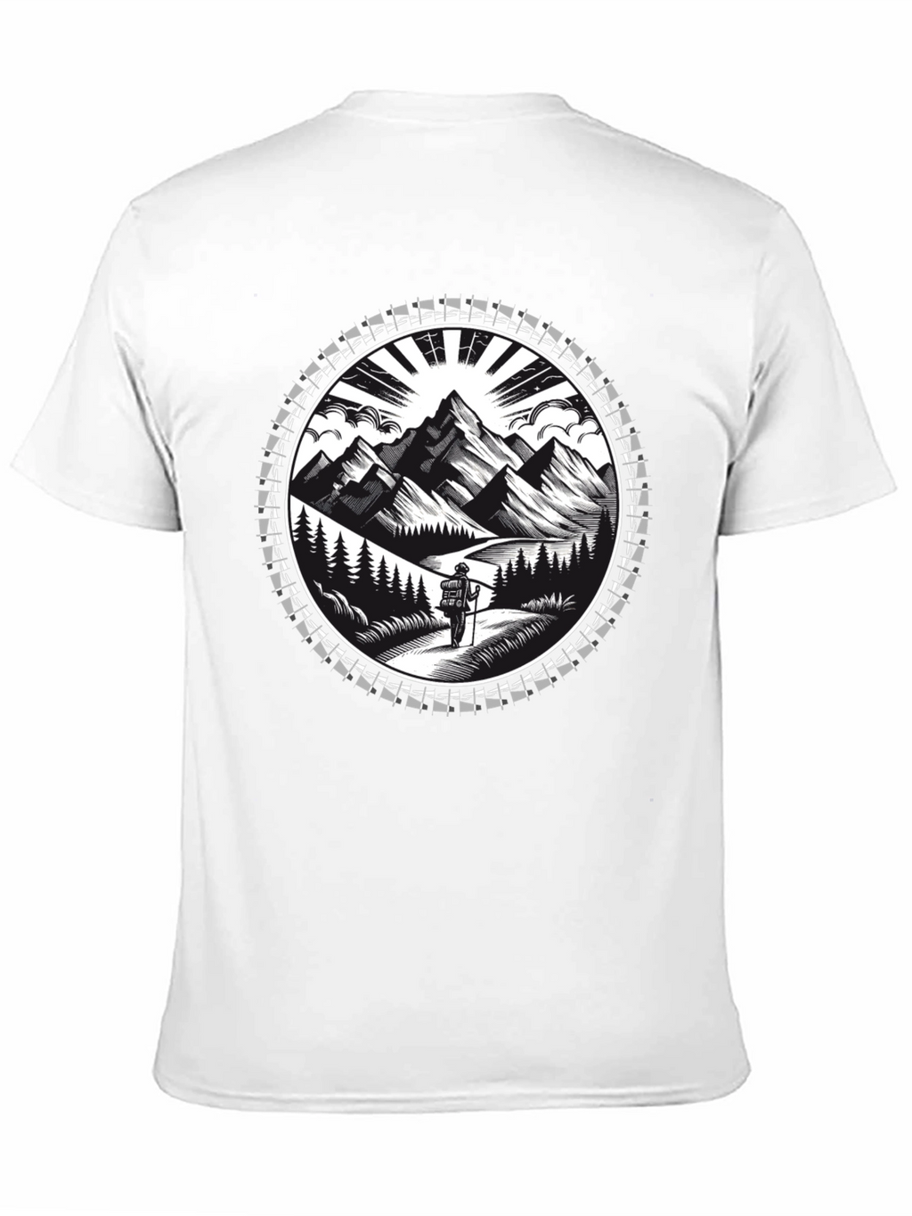 Mountain Hiker Graphic Tee - Adventure Awaits!