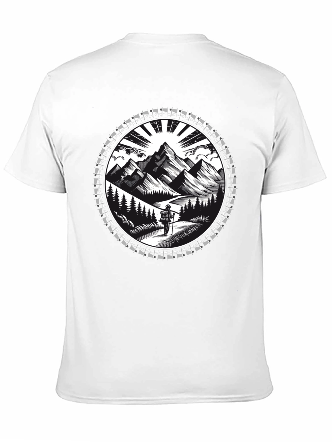 Mountain Hiker Graphic Tee - Adventure Awaits!