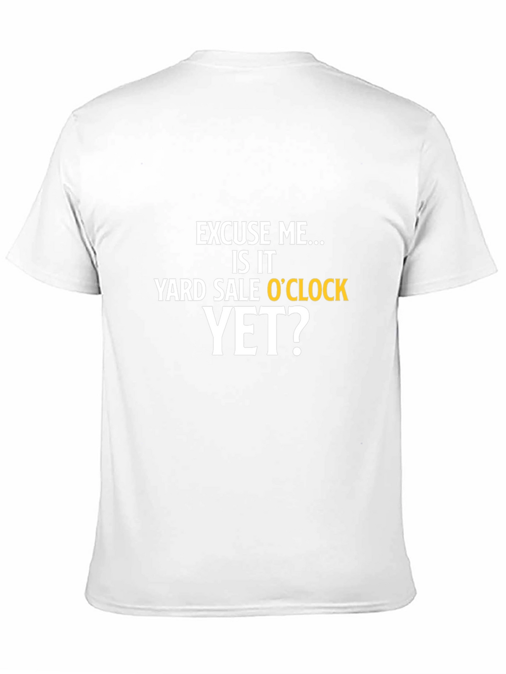 Yard Sale OClock T-Shirt - Black Graphic Tee