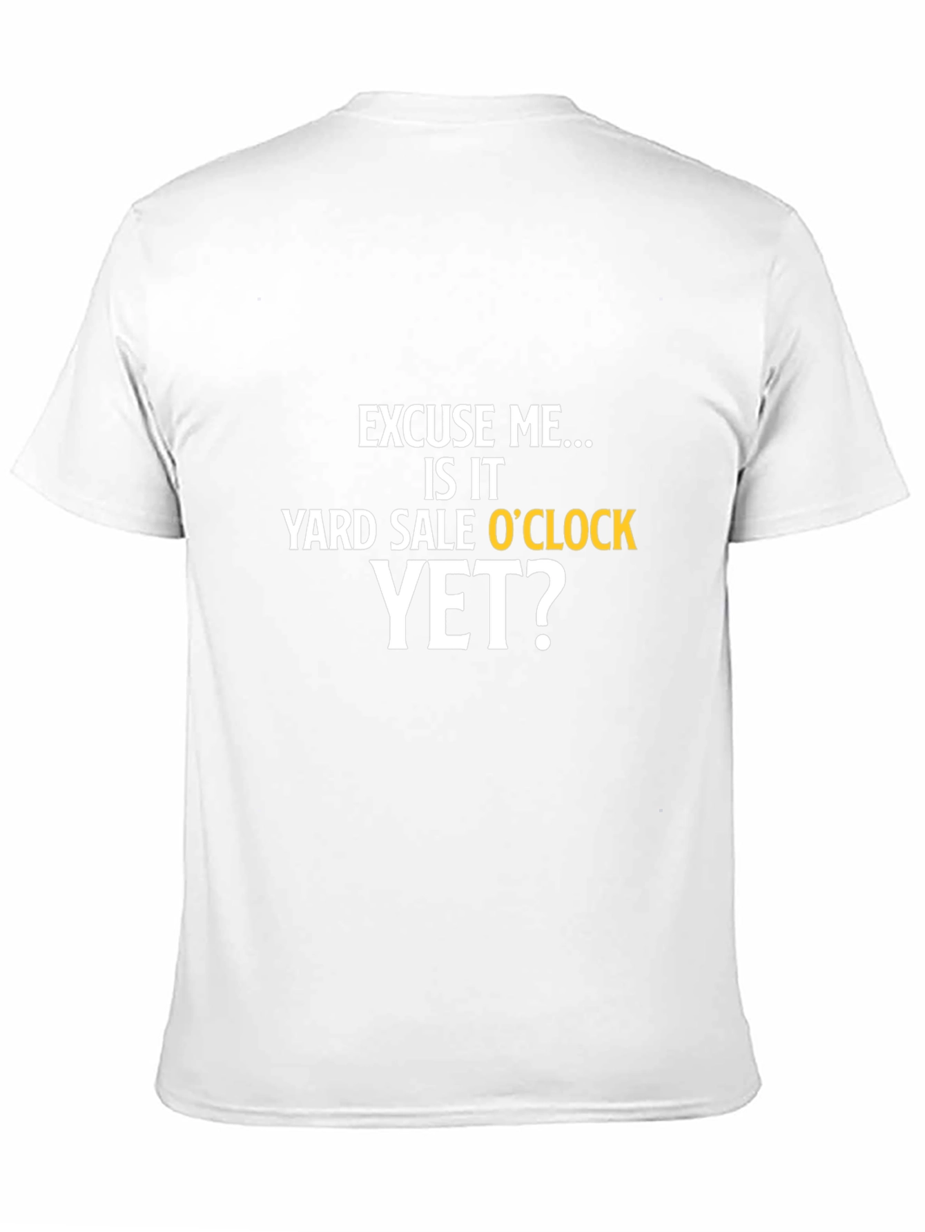 Yard Sale OClock T-Shirt - Black Graphic Tee