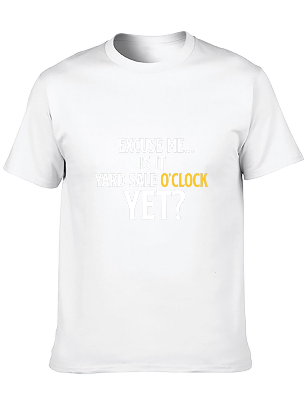 Yard Sale OClock T-Shirt - Black Graphic Tee