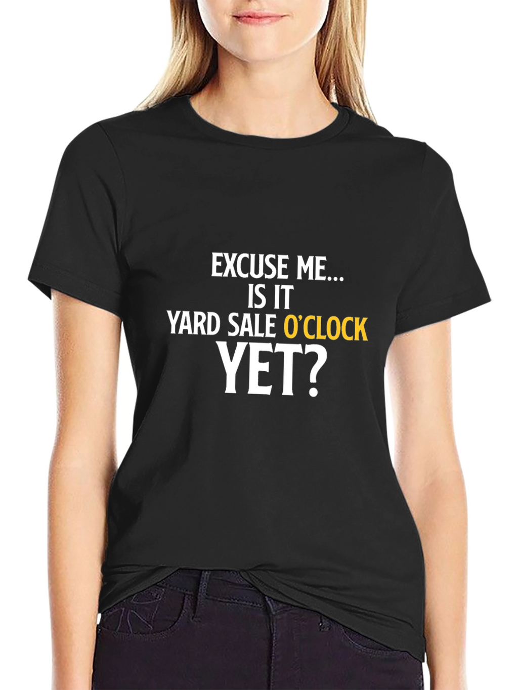 Yard Sale OClock T-Shirt - Black Graphic Tee